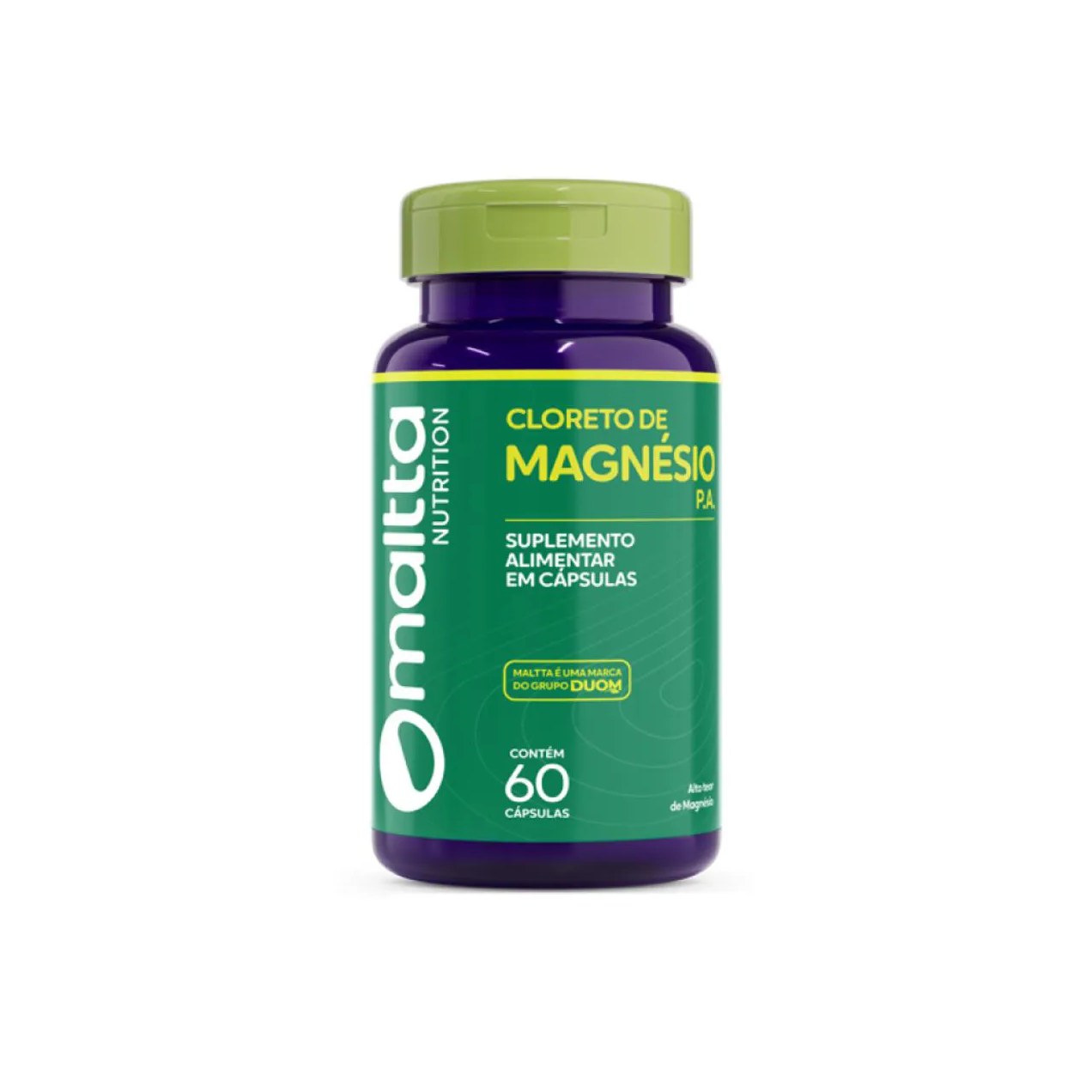 Cloreto de Magnesio 500Mg 60 Capsulas - Maltta Duom