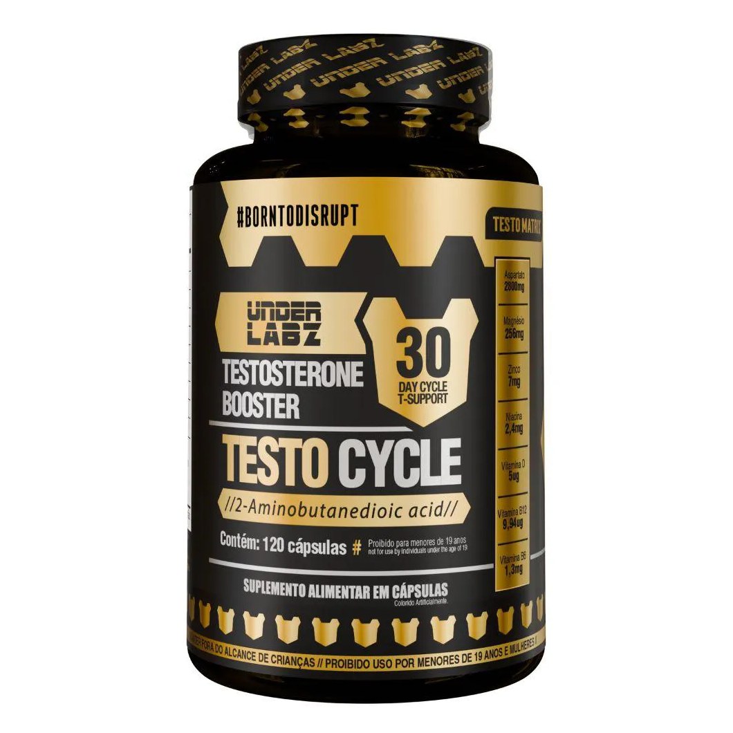 Testo Cycle 120 Capsulas - Under Labz