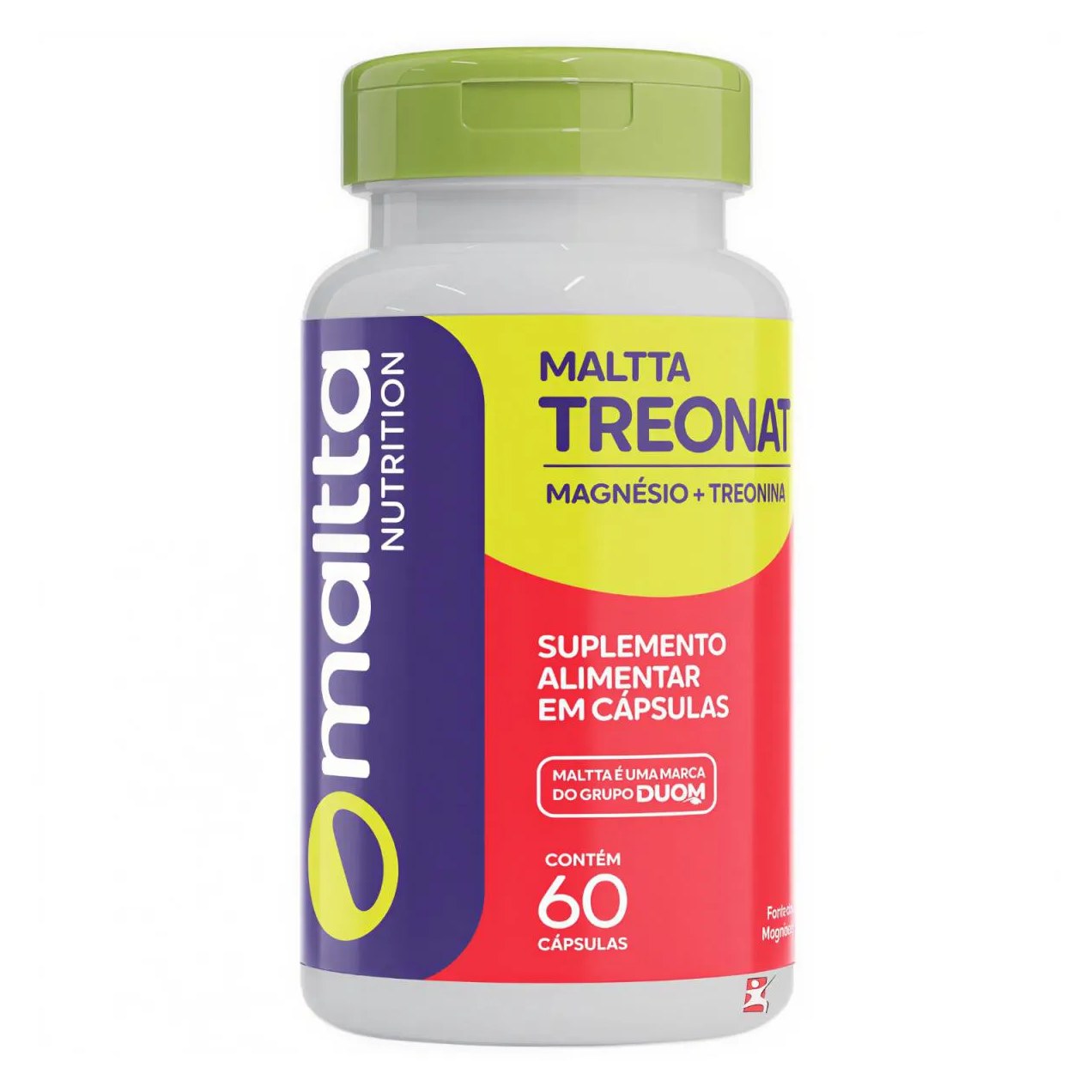 Maltta Treonat - Magnésio + Treonina Memória 60 Cápsulas - Maltta Nutrition