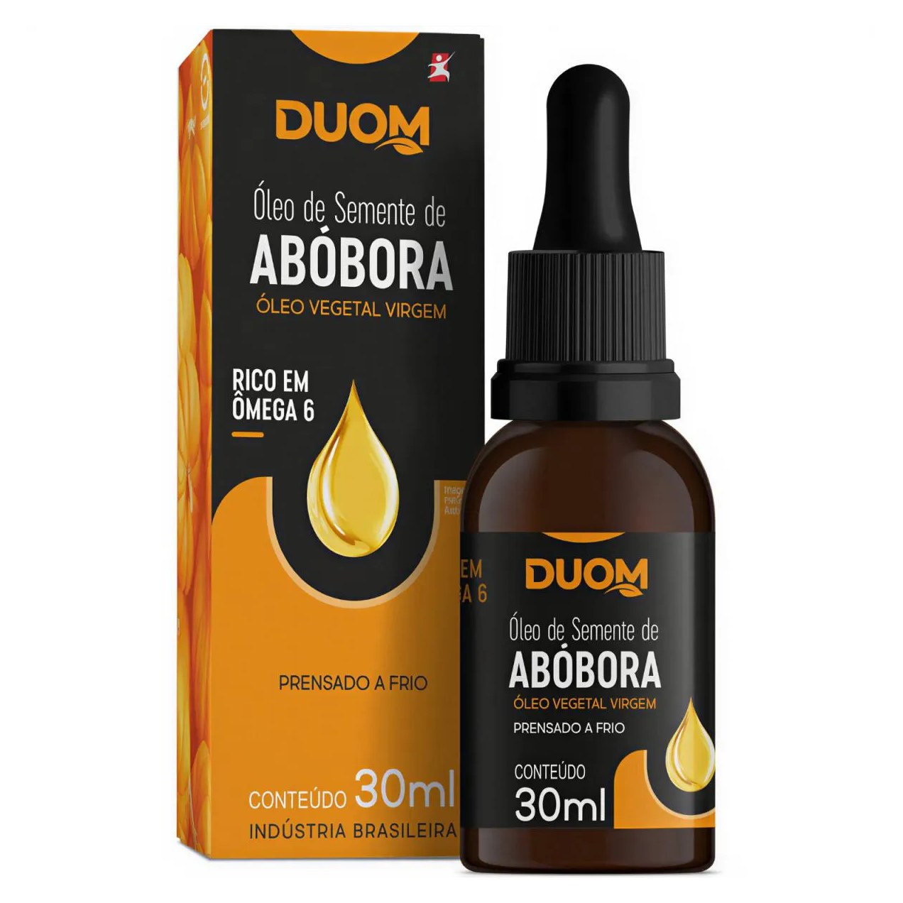 Óleo de Semente de Abóbora Vegetal Virgem 30Ml – Duom Maltta Nutrition
