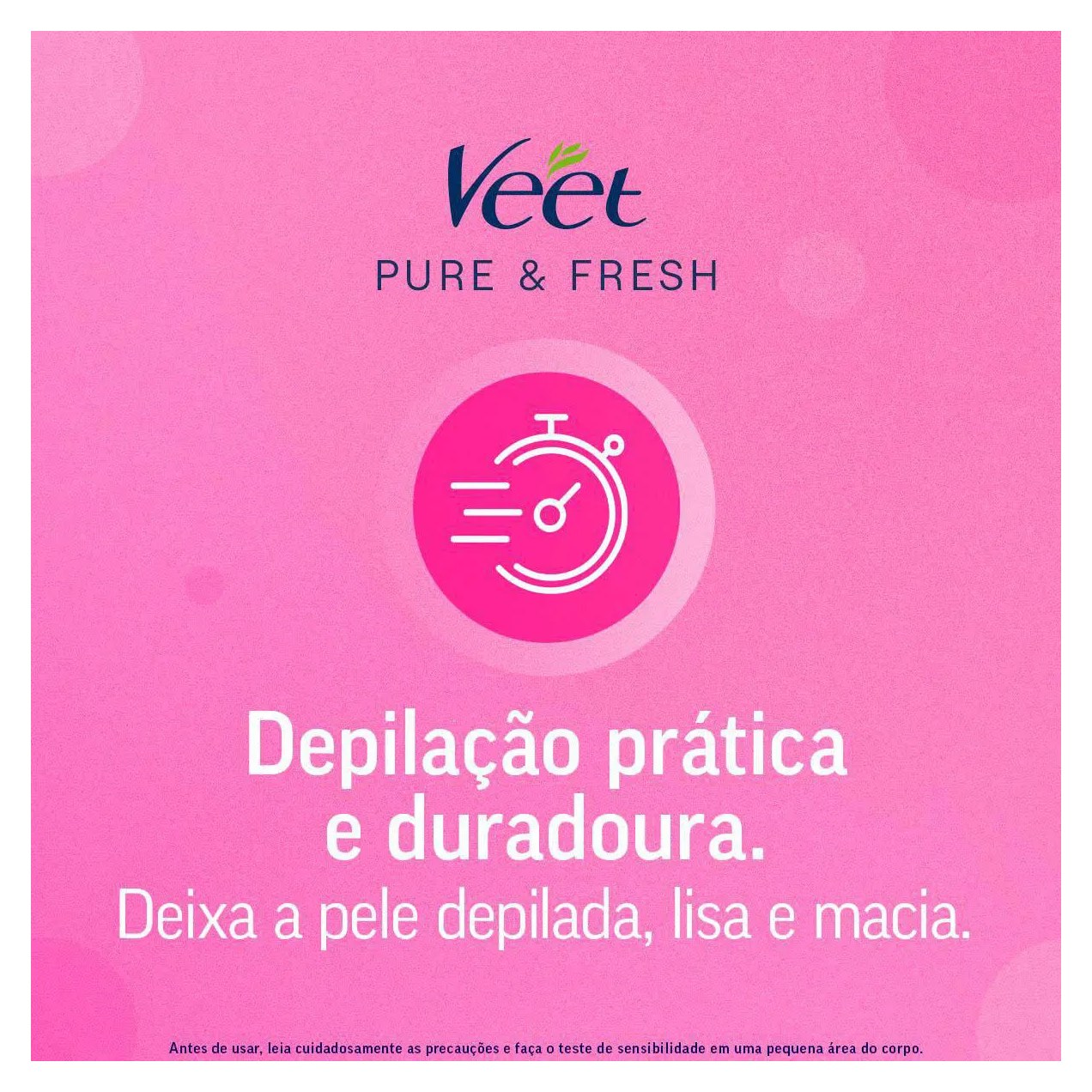 Folha Depilatória Facial Veet Pure & Fresh 12 unidades