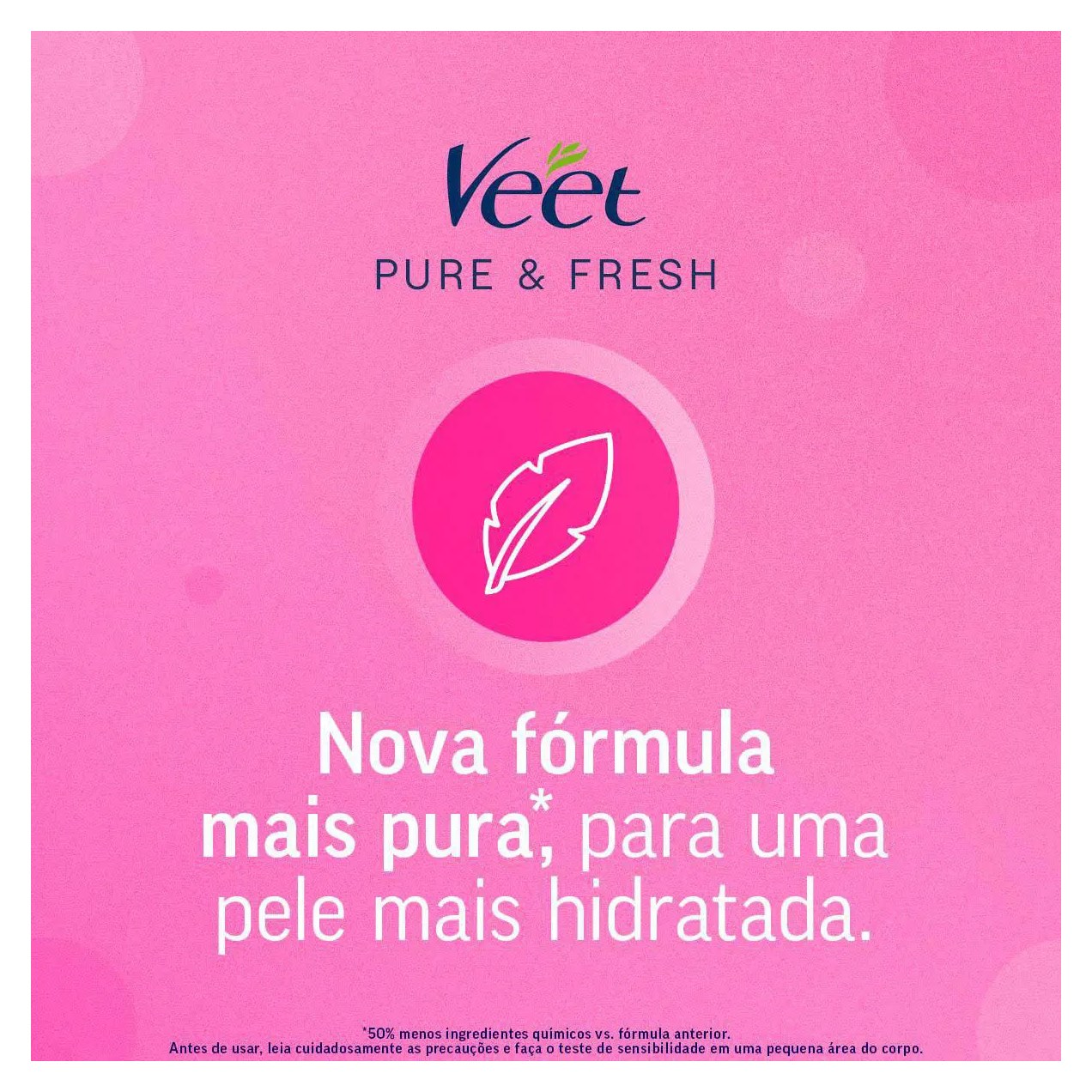Folha Depilatória Facial Veet Pure & Fresh 12 unidades
