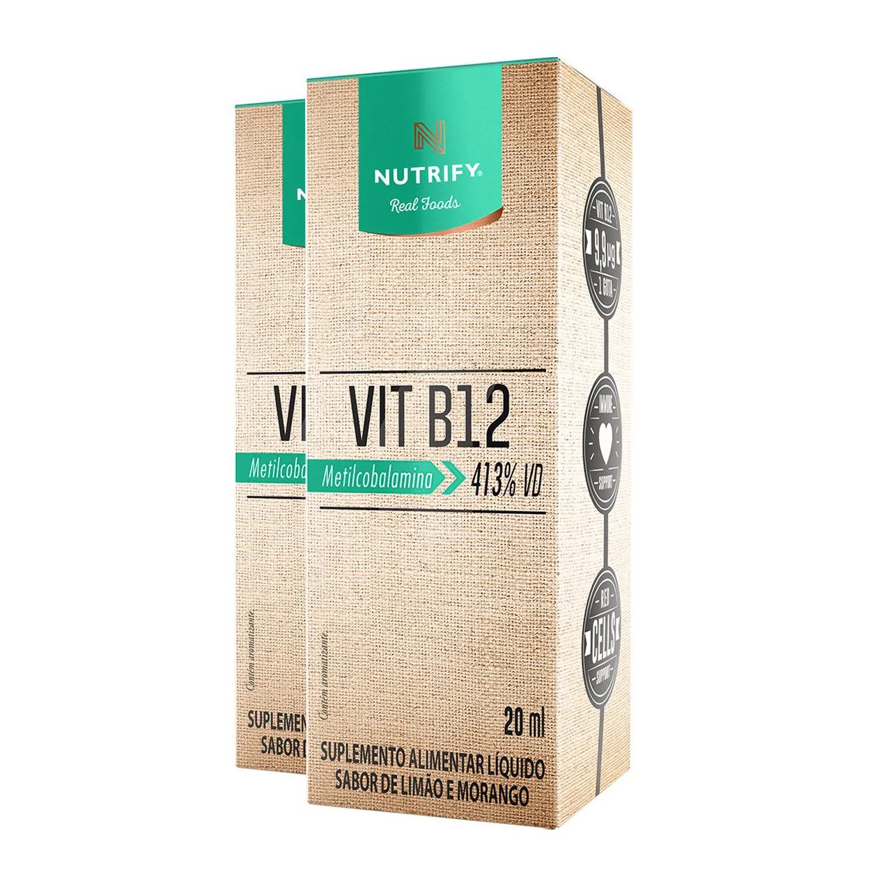 Kit 2 Vitamina B12 Nutrify 20Ml