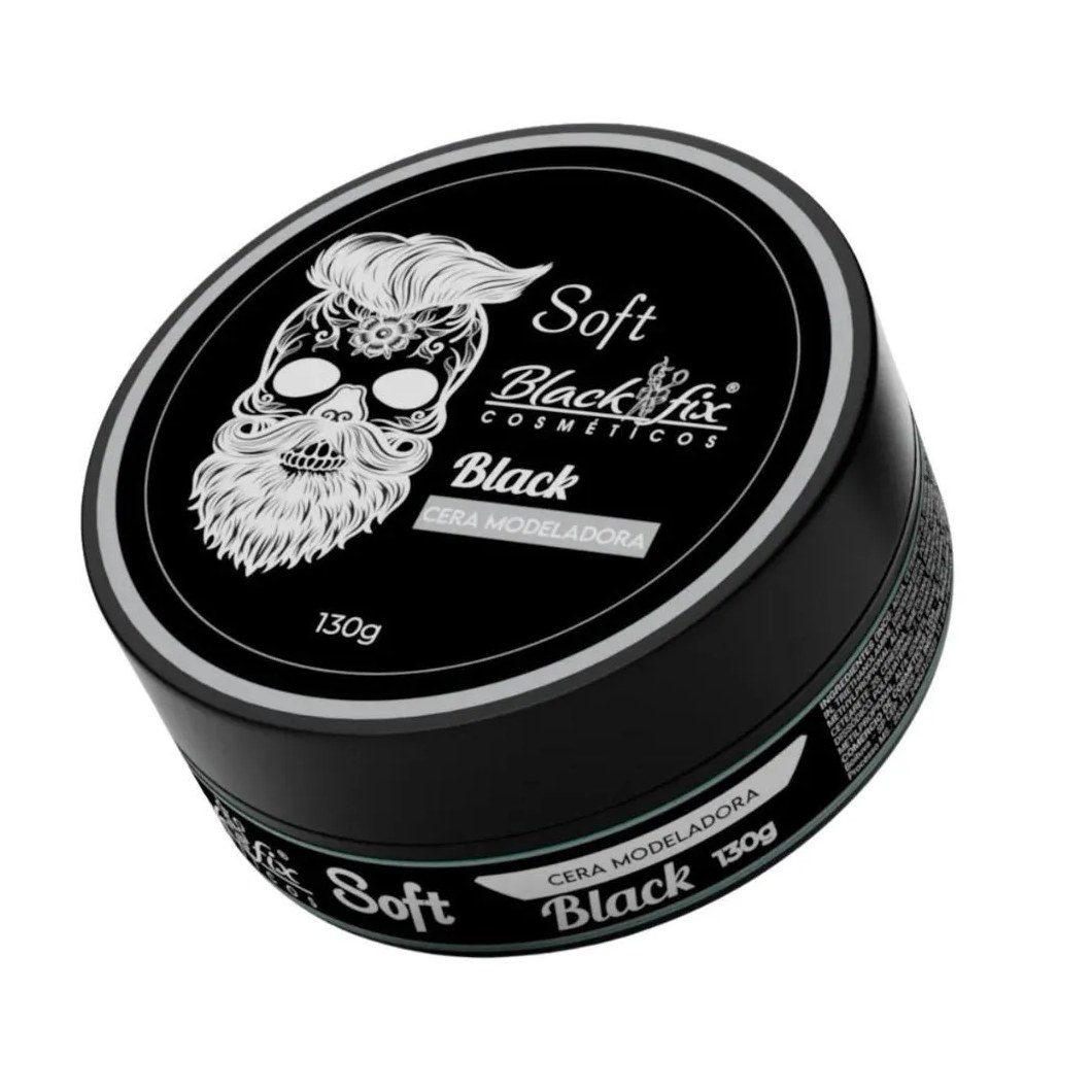 Cera Modeladora Black Fix Soft Black 130G