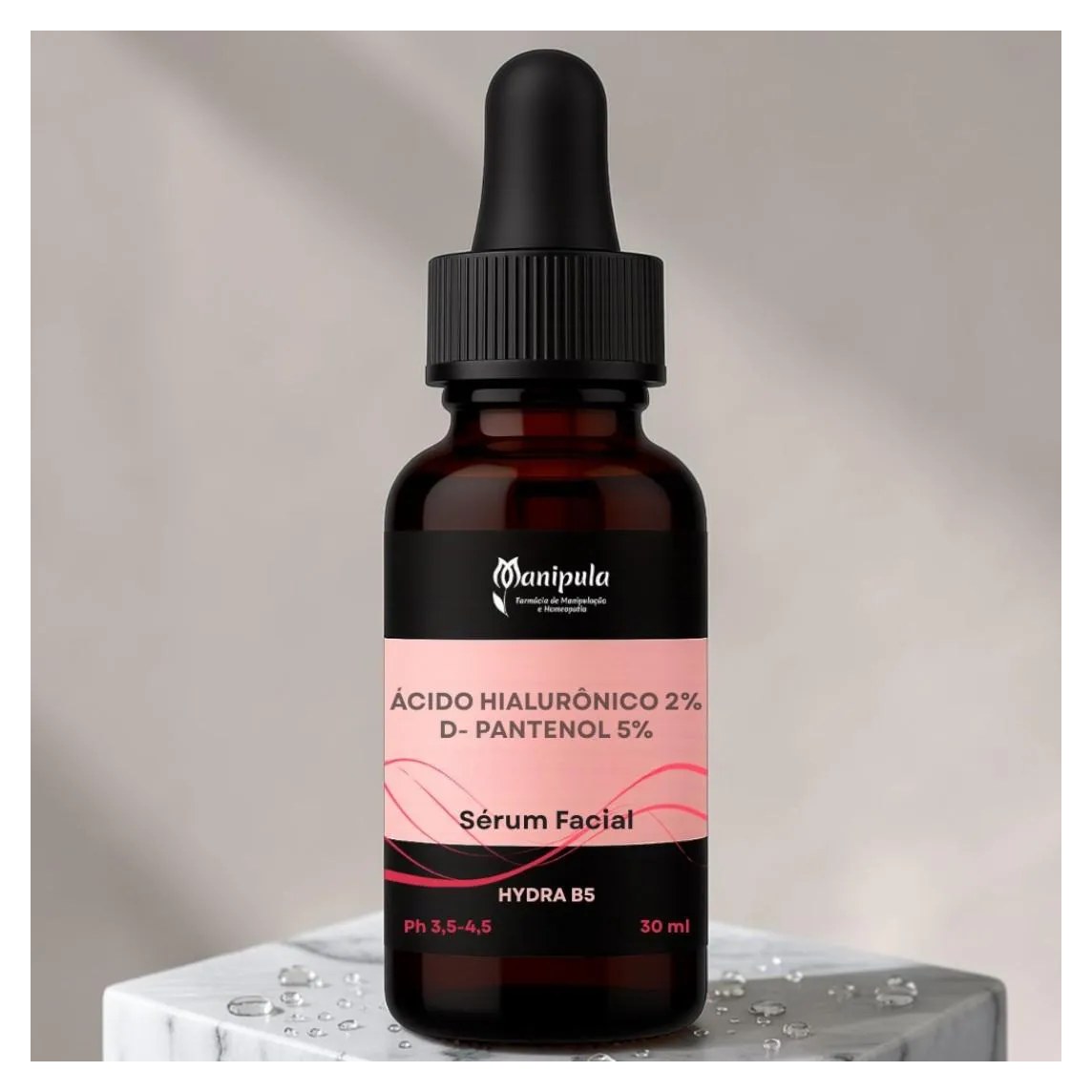 Sérum Hidratante de Ácido Hialurônico 2 % + D-Pantenol 5 % | Hydra B5 - 30 Ml