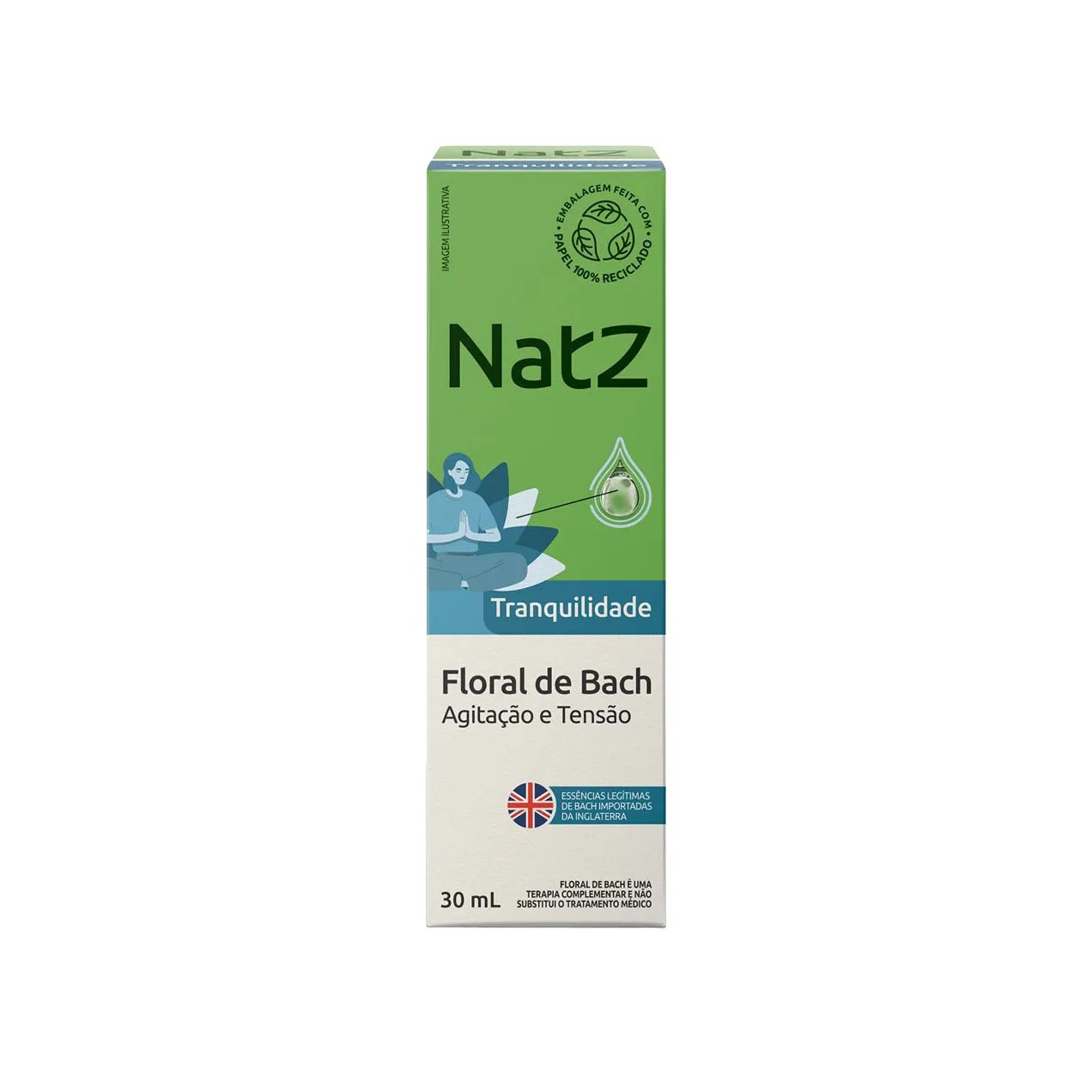 Floral de Bach Natz Tranquilidade para Agitação e Tensão 30ml