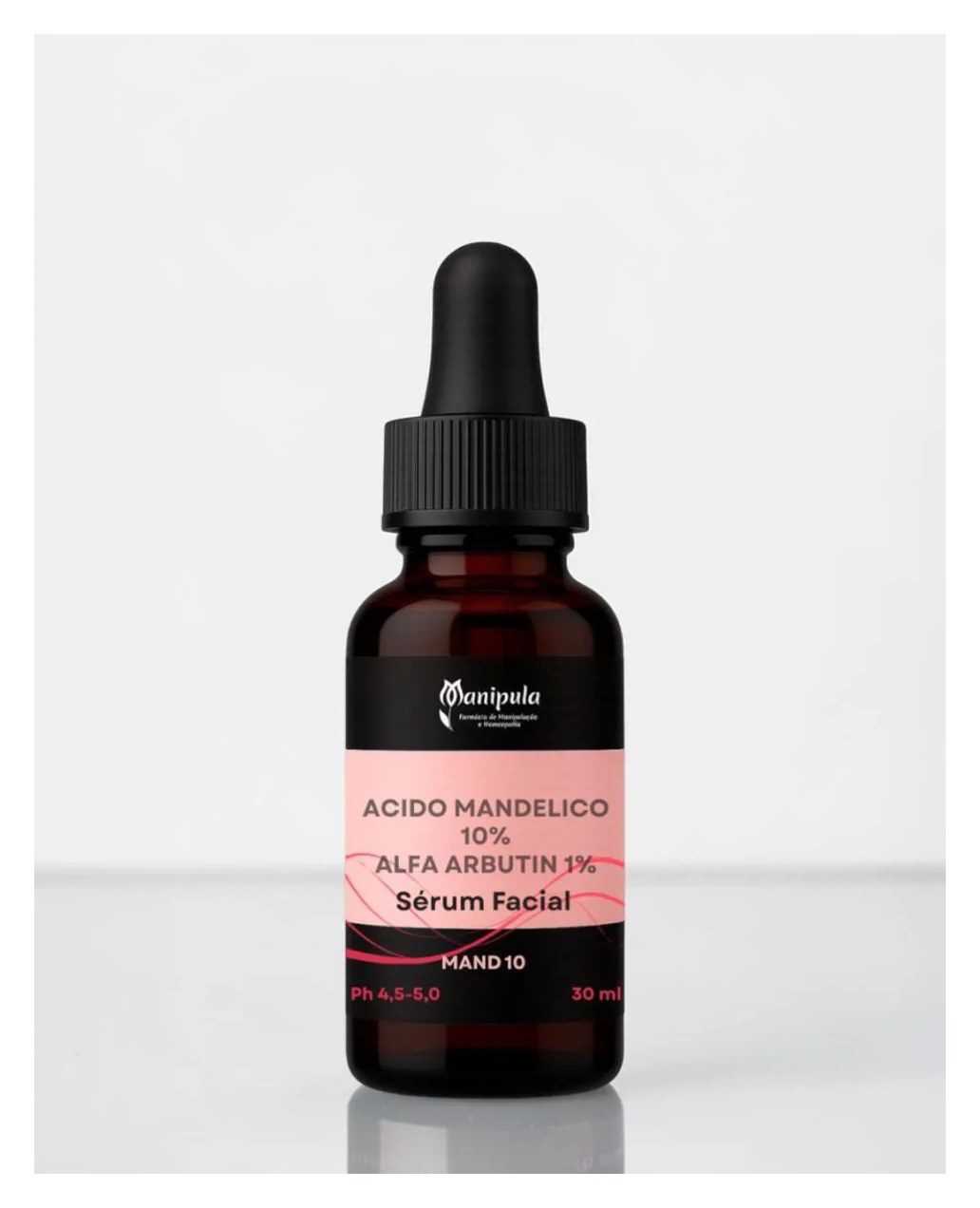 Sérum de Ácido Mandélico 10% + Alfa Arbutin 1% Clareador | Mand 10 - 30 Ml