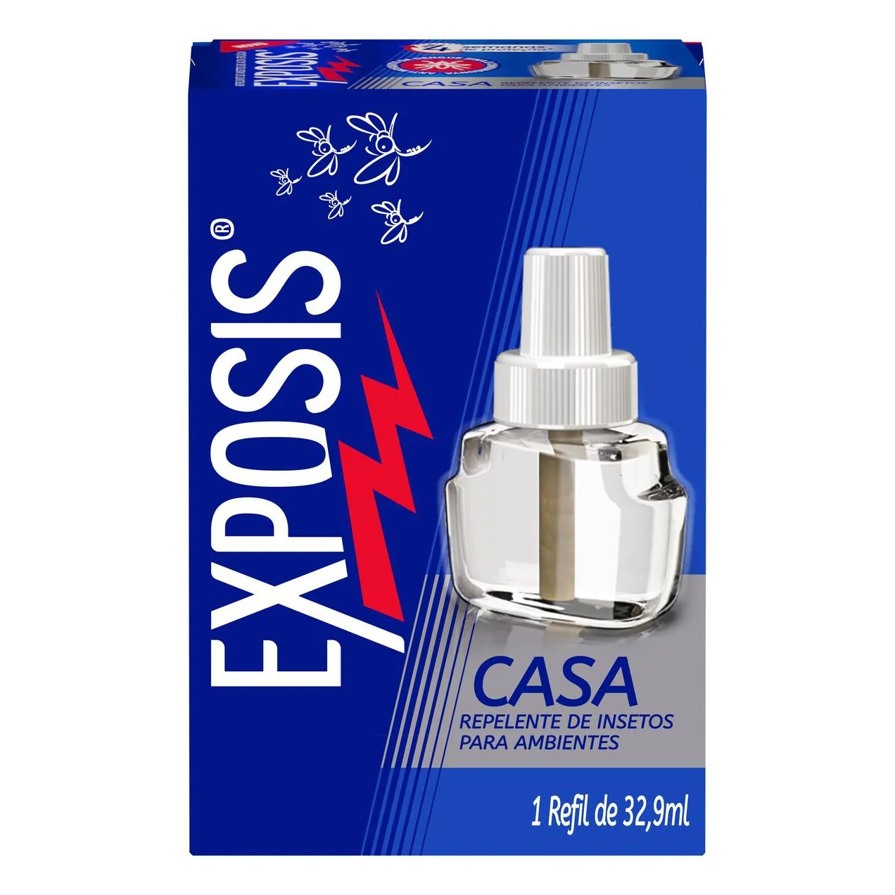 Refil Repelente Elétrico Líquido Exposis Casa 32,9ml