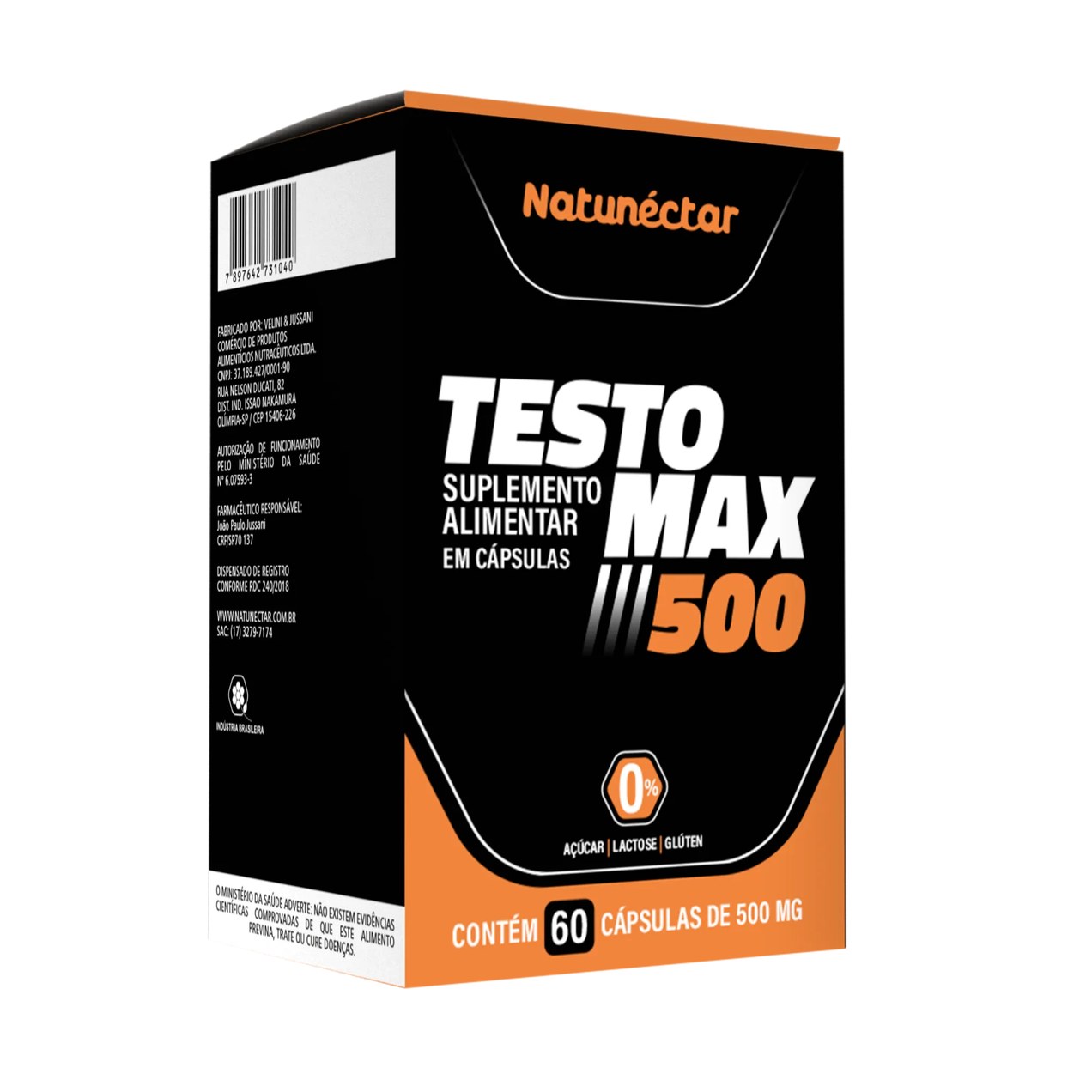 TestoMax 500mg 60 Cápsulas
