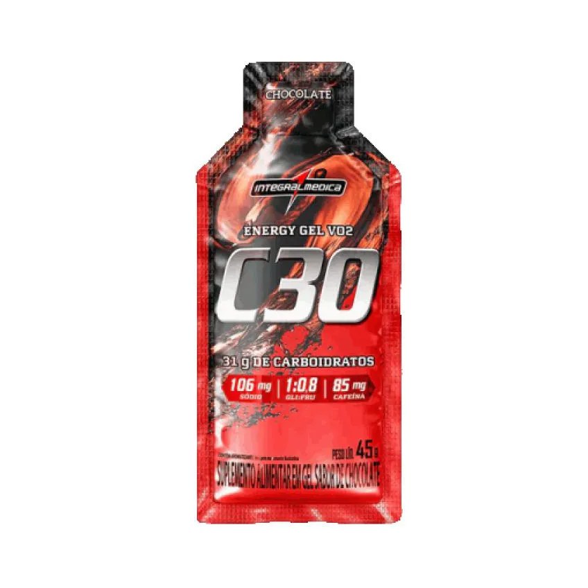 Vo2 Energy Gel C30 C/ Cafeína (45G) - Sabor: Chocolate