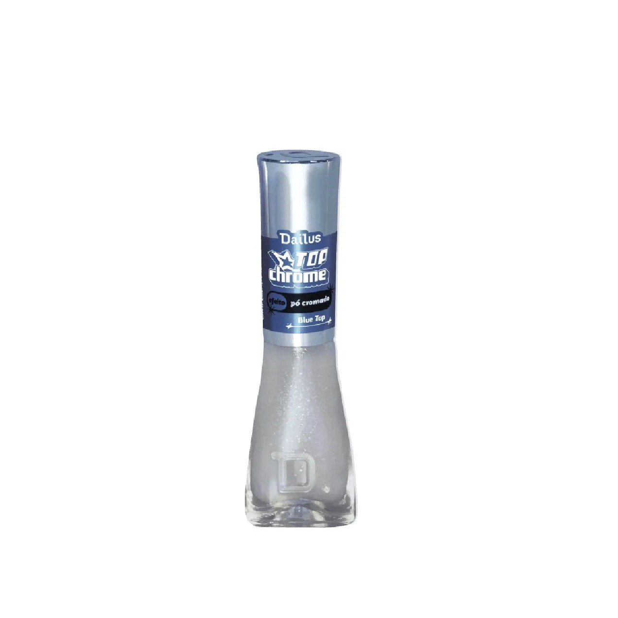 Esmalte Top Coat Dailus Top Chrome 8ml - Blue Top