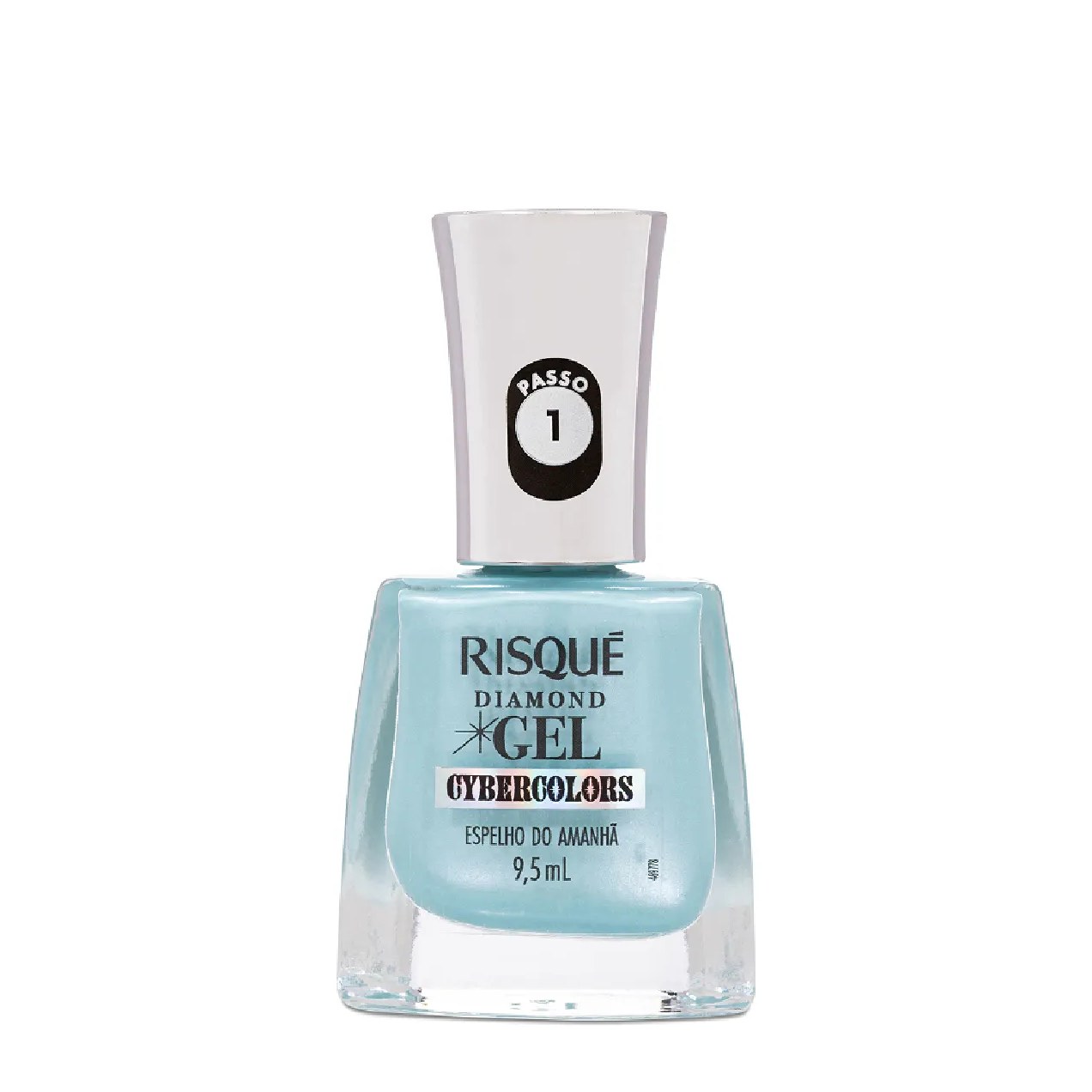 Esmalte Gel Risqué Diamond Cybercolors 9,5ml - Espelho do Amanhã