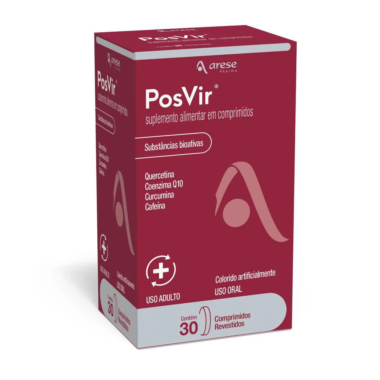 Suplemento Alimentar PosVir 30 comprimidos revestidos