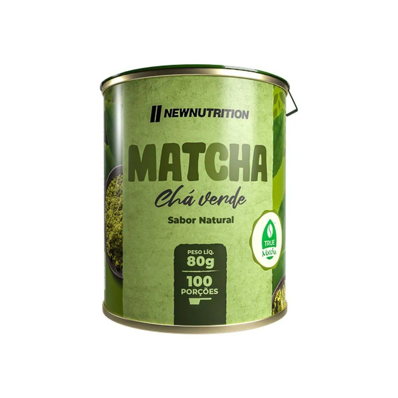 Chá Verde Matchá - 80G Natural - Newnutrition