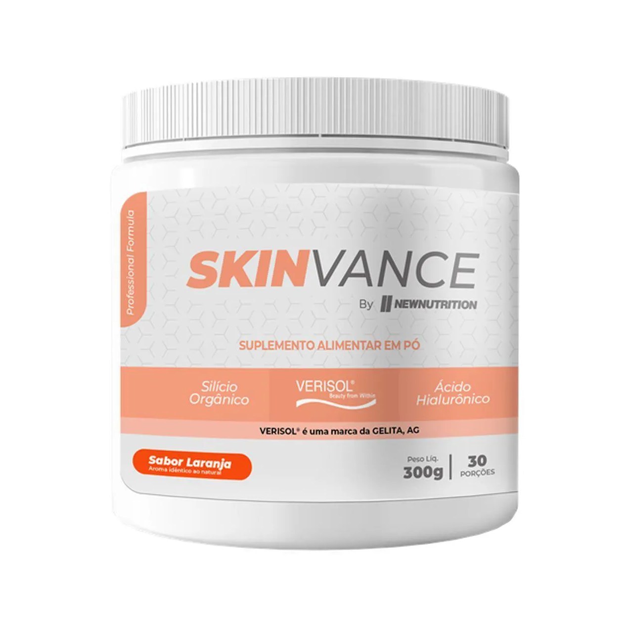 Colágeno Skinvance - 300G Laranja - Newnutrition
