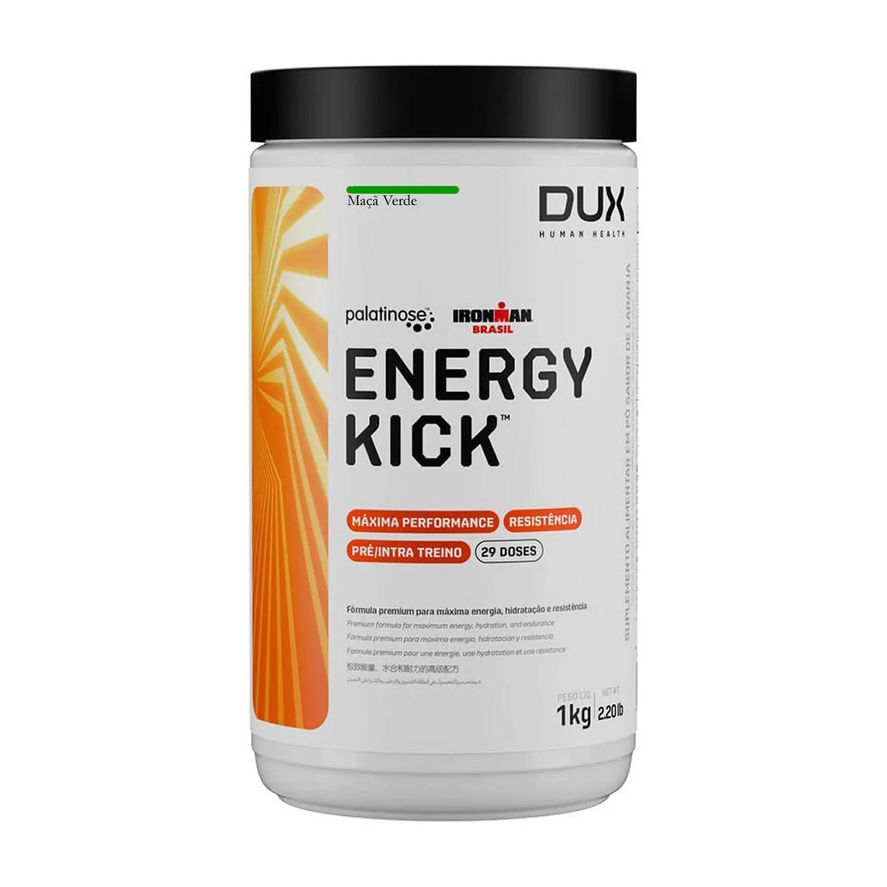 Energy Kick - 1000G Maçã Verde - Dux Nutrition