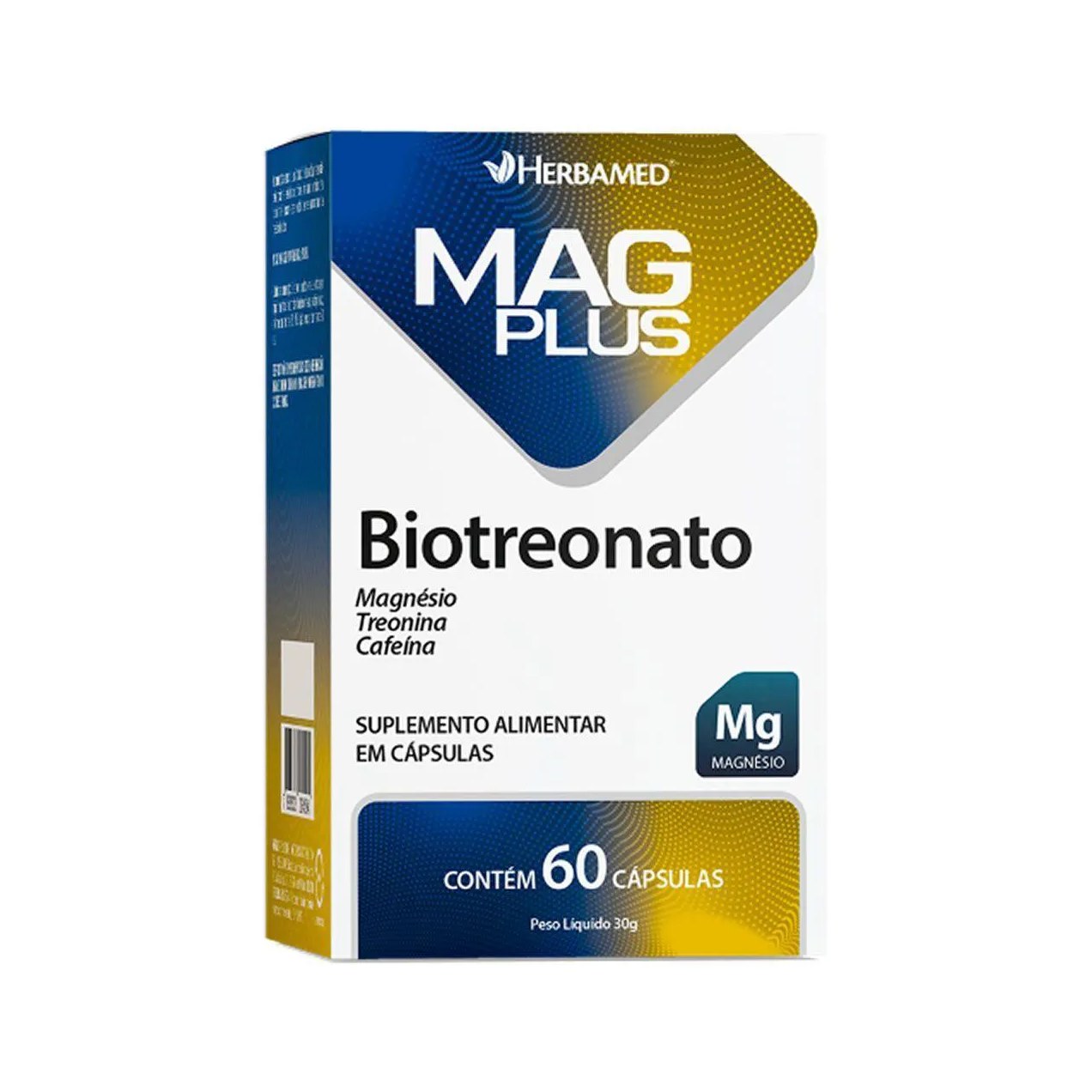 Magplus Biotreonato - 60 Cápsulas - Herbamed