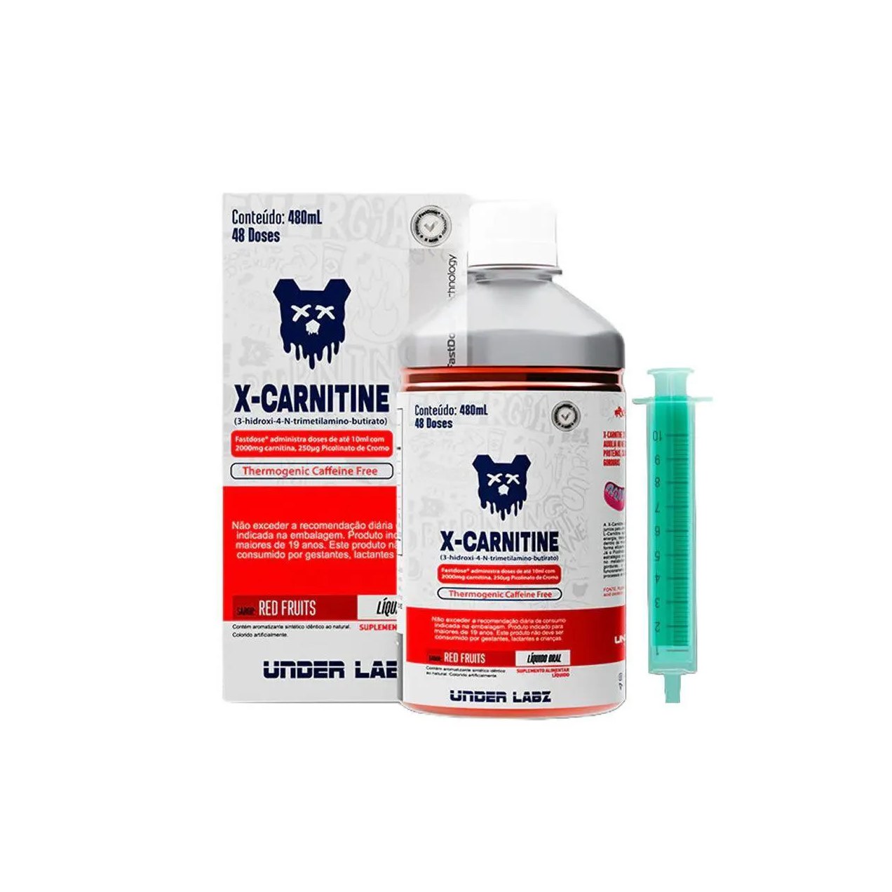 X-Carnitine - 480Ml Red Fruits - Under Labz