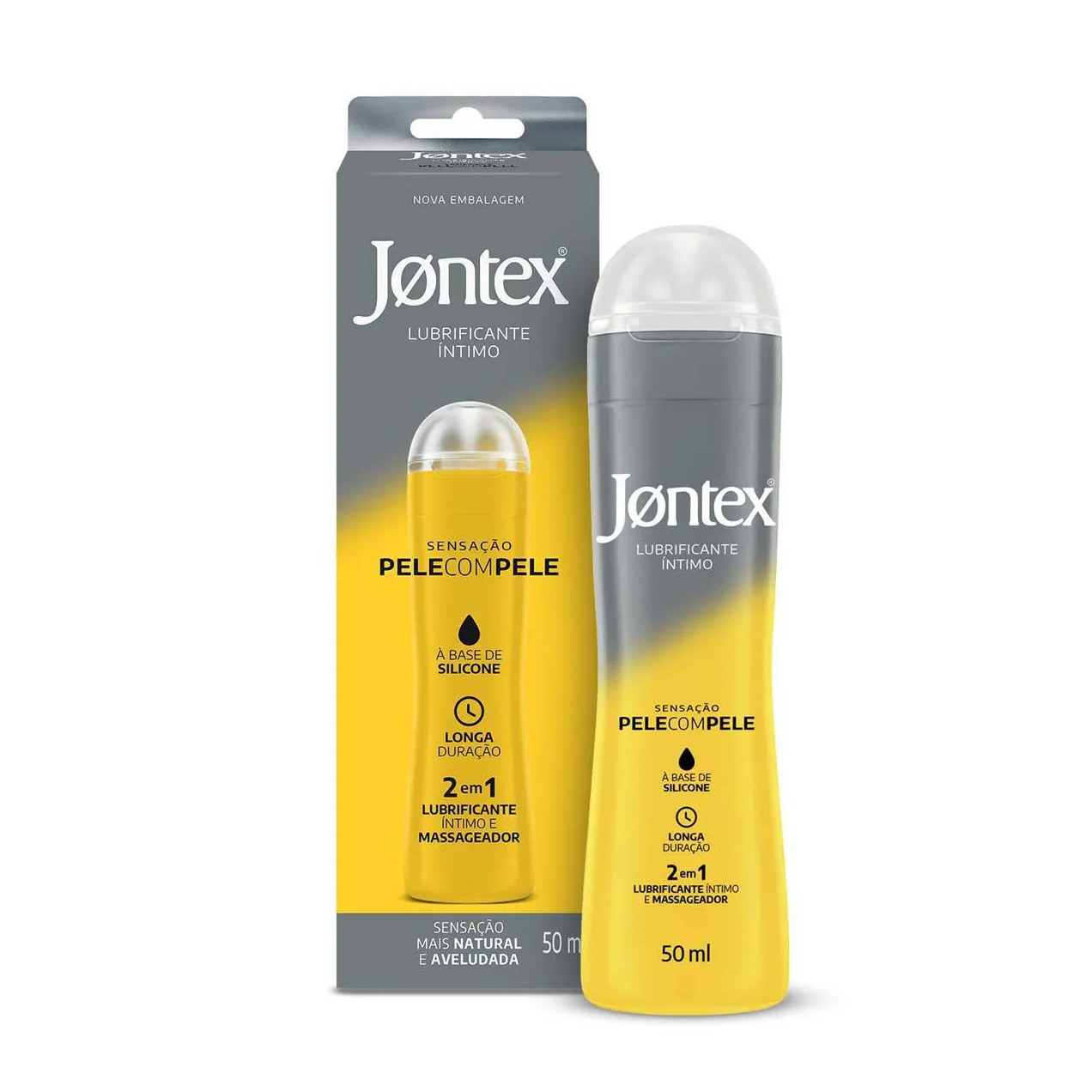 Gel Lubrificante Íntimo Jontex Sensação Pele com Pele com 50ml