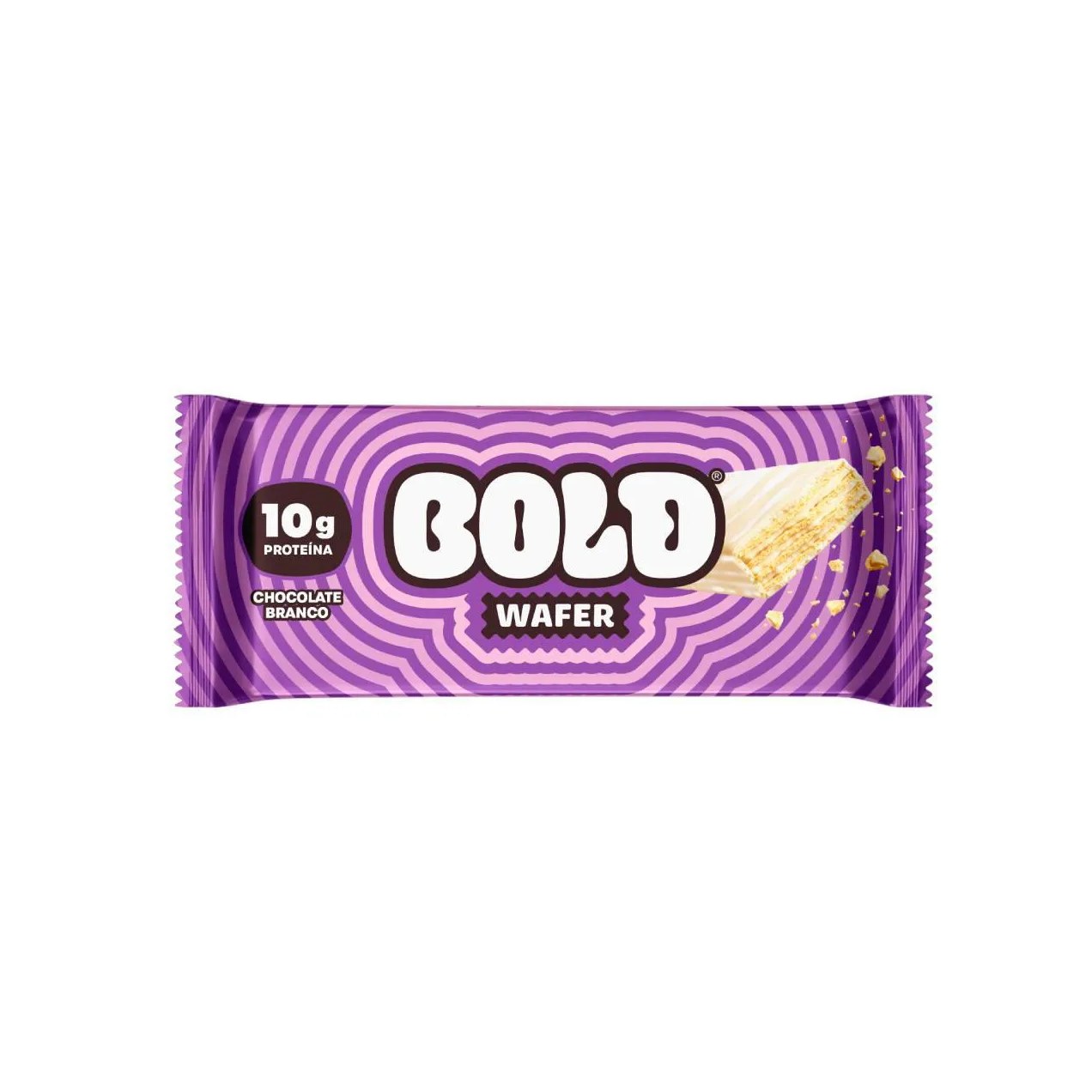 Wafer Proteico Bold Chocolate Branco 40g
