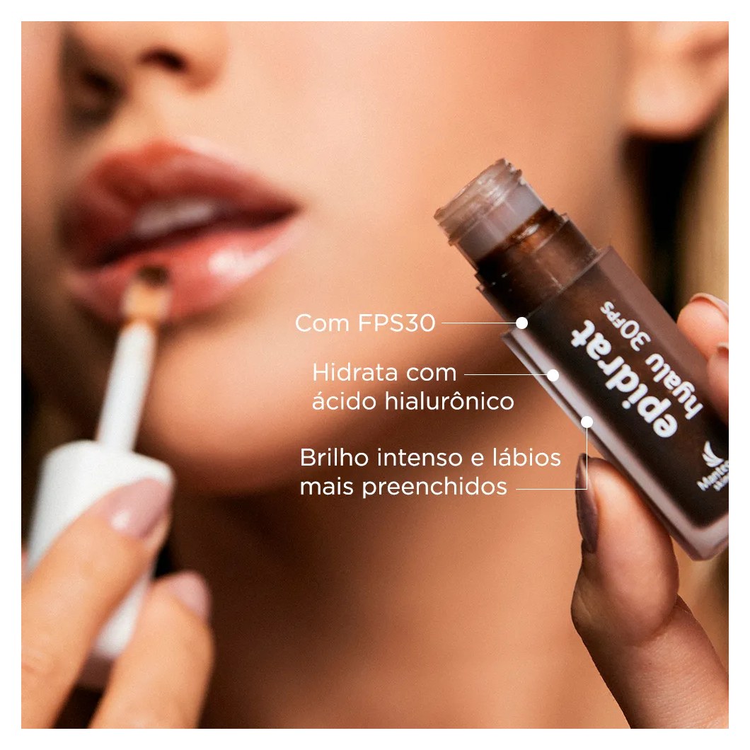Kit C/ 3 Lip Oil - Epidrat Hyalu Choco