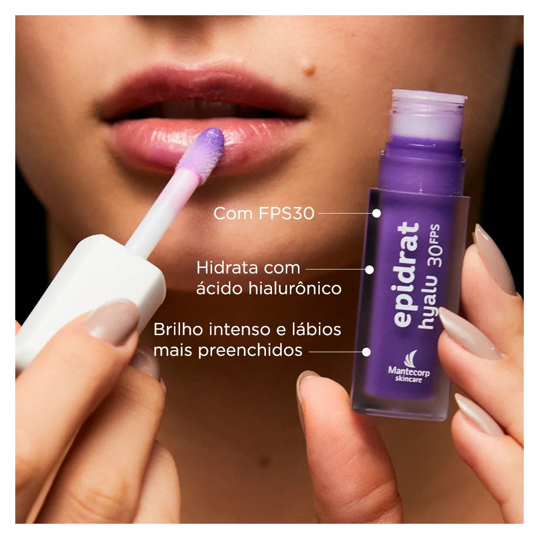 Kit C/ 3 Lip Oil - Epidrat Hyalu Berry