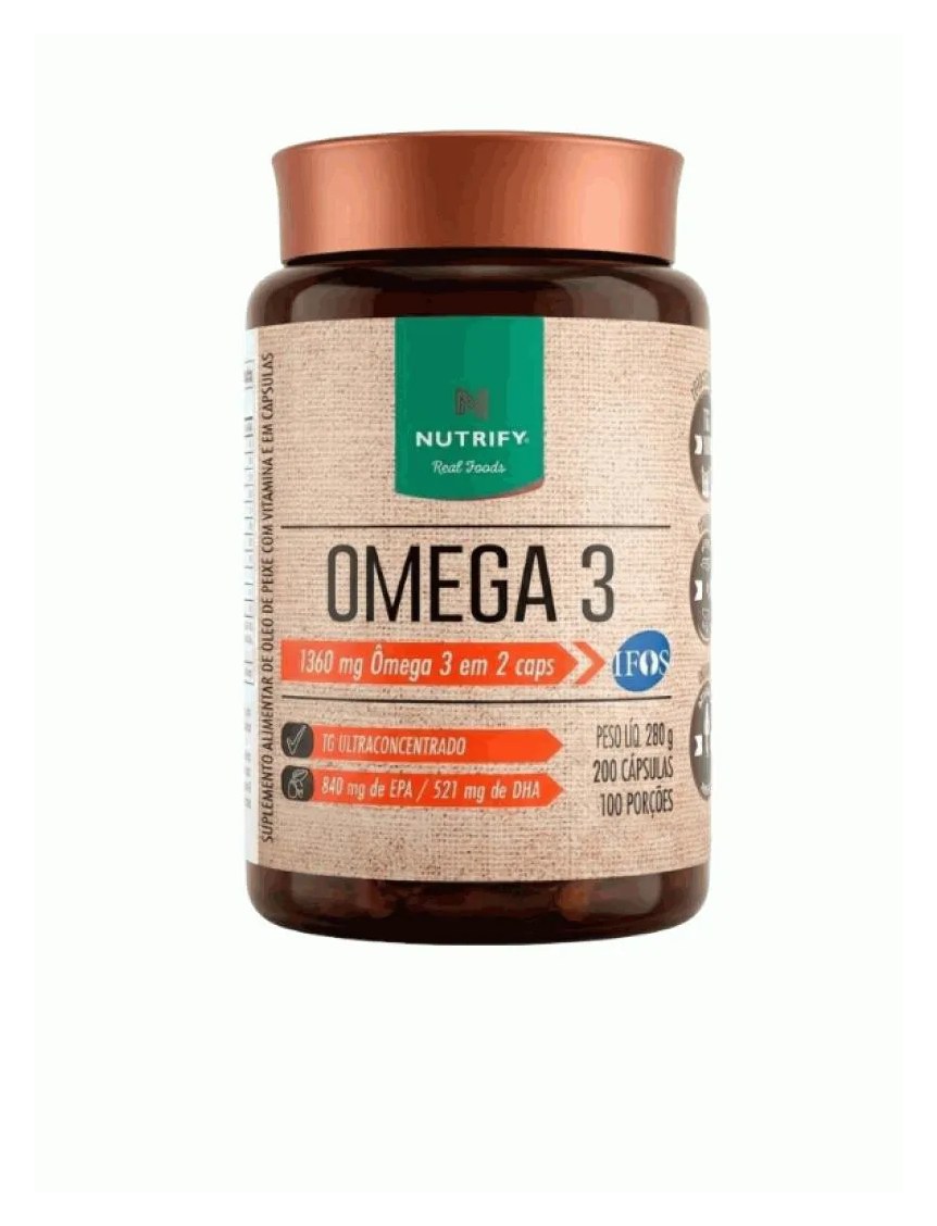 Ômega 3 1360Mg (200 Cápsulas) - Padrão: Único