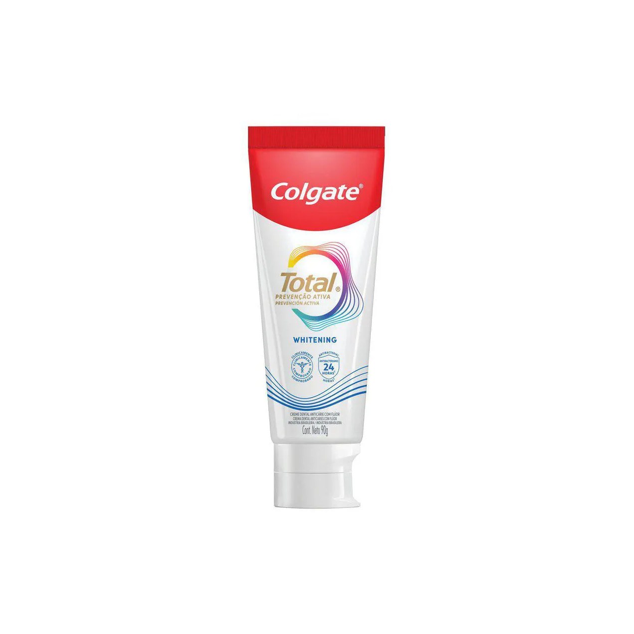 Creme Dental Colgate Total Prevenção Ativa Whitening 90g