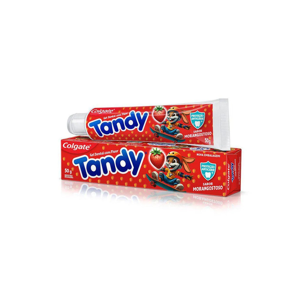 Pasta de Dente Colgate infantil Tandy Morangostoso com 50g