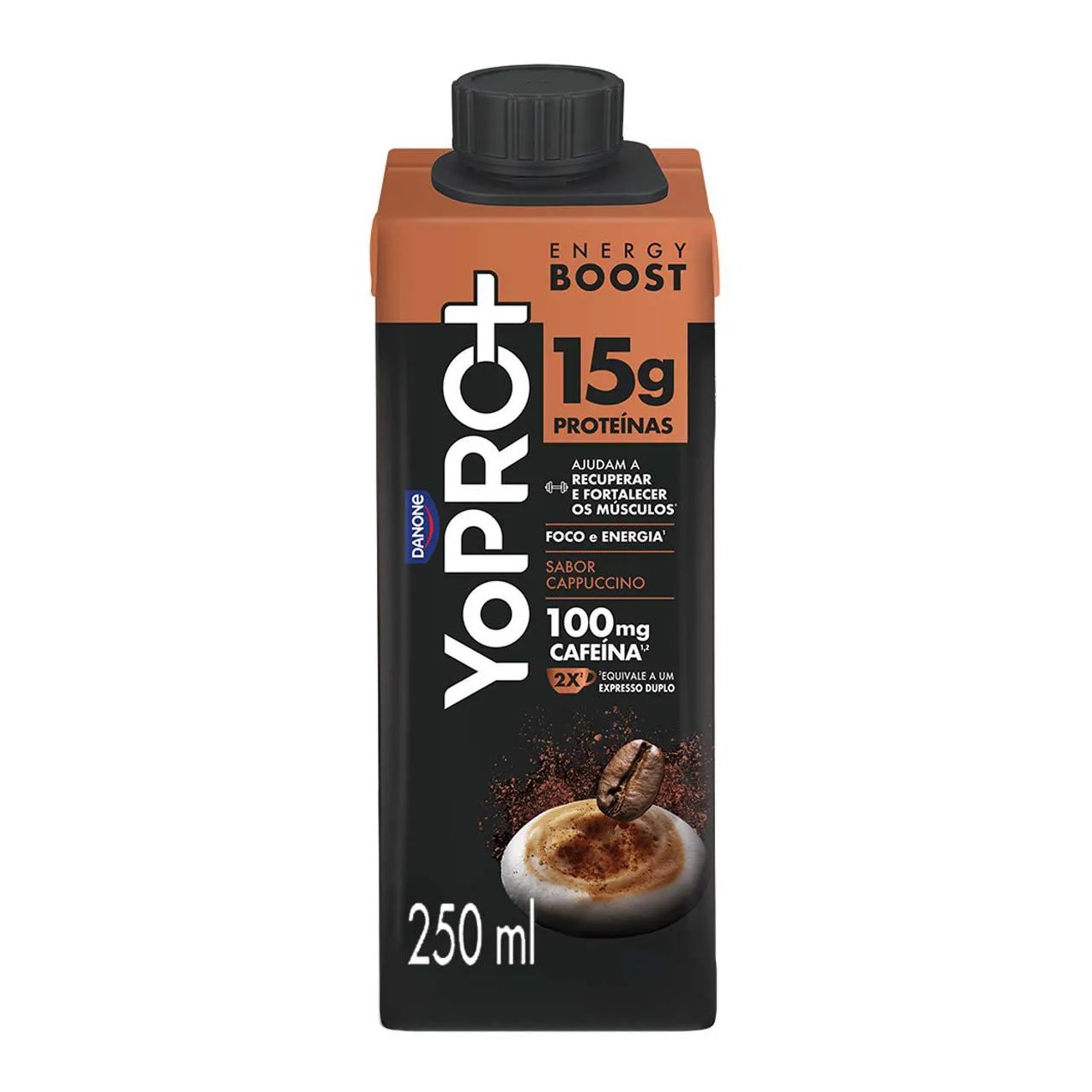 YoPRO Energy Boost UHT Cappuccino 15g de Proteínas 250ml
