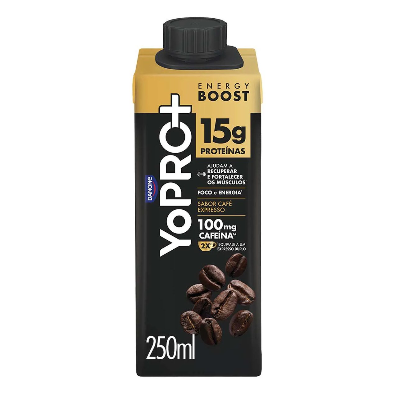 YoPRO Energy Boost UHT Café Expresso 15g de Proteínas 250ml