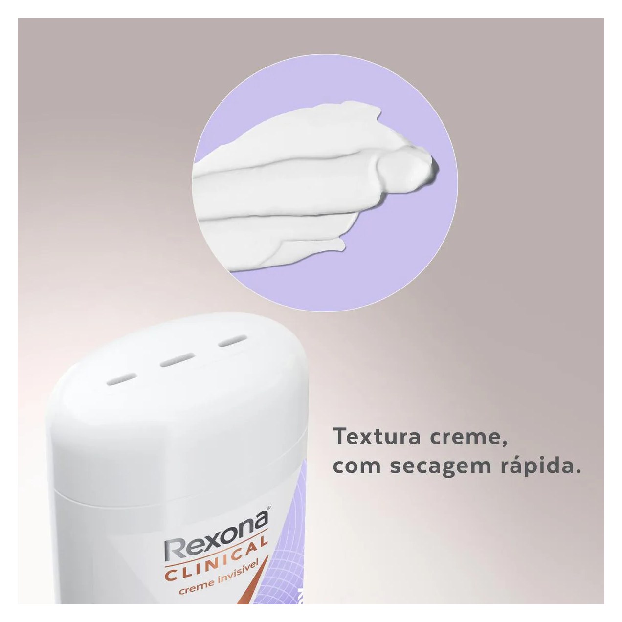 Desodorante Antitranspirante Stick Creme Rexona Clinical Extra Dry Feminino 96h 58g