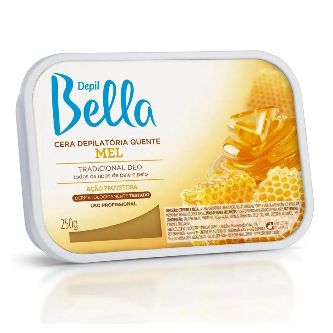 Cera Quente em Barra Depil Bella Mel Deo 1 Kilo