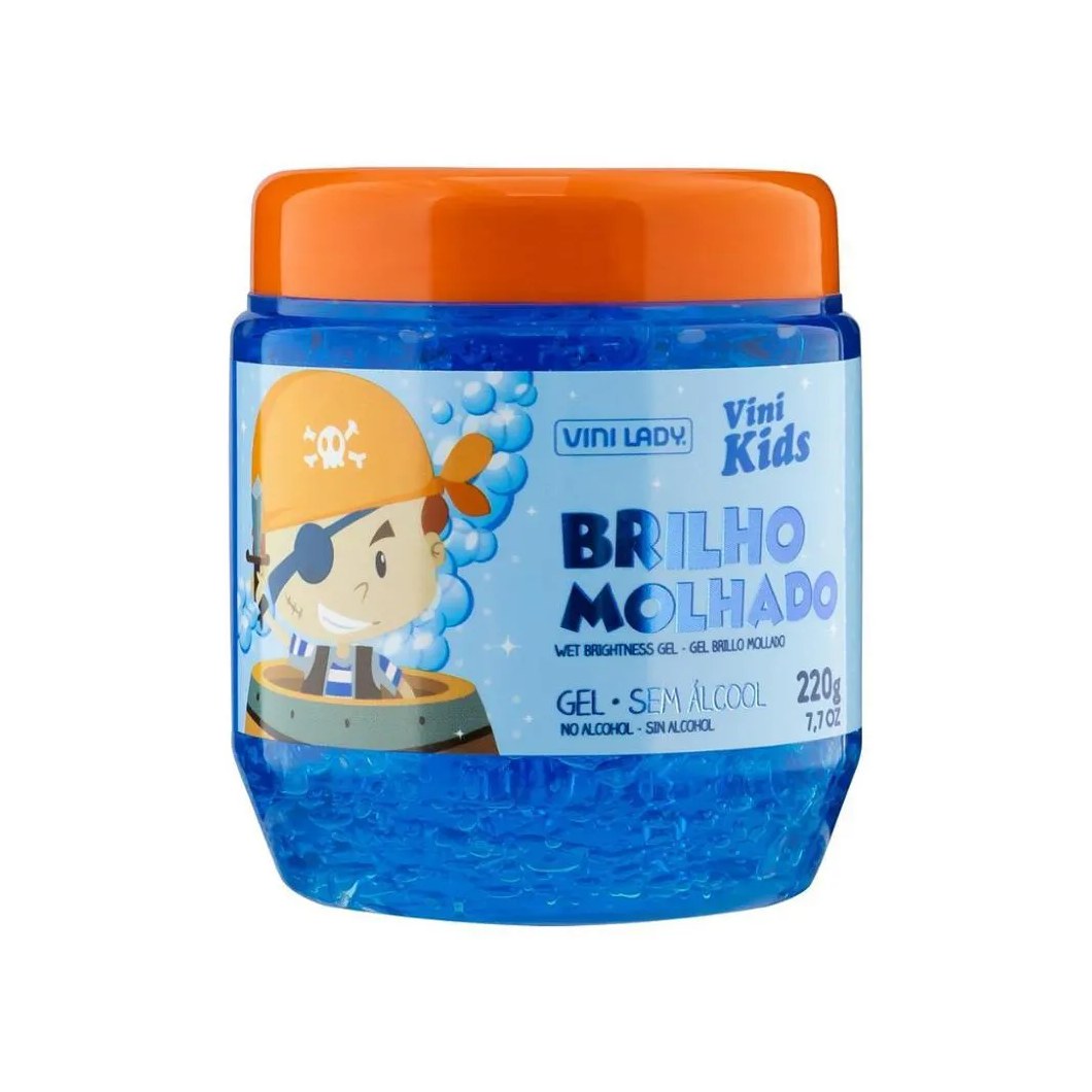 Gel Condicionante Kids Brilho Molhado Vinilady 220Gr