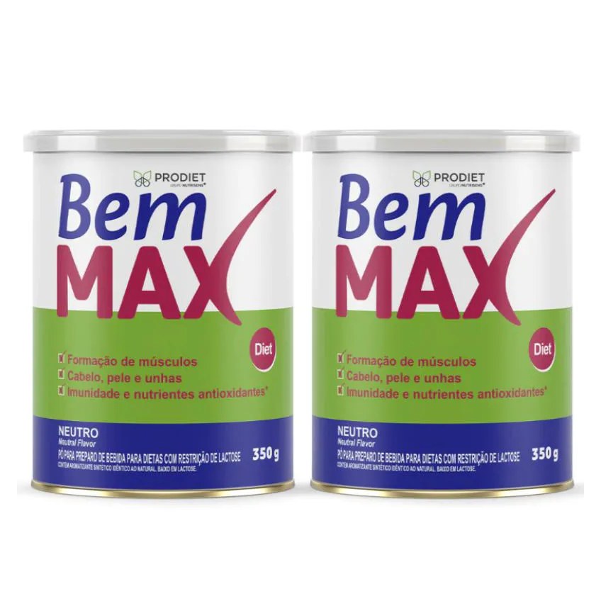 Kit C/ 2 Bem Max Sabor Neutro - Lata 350 Gr