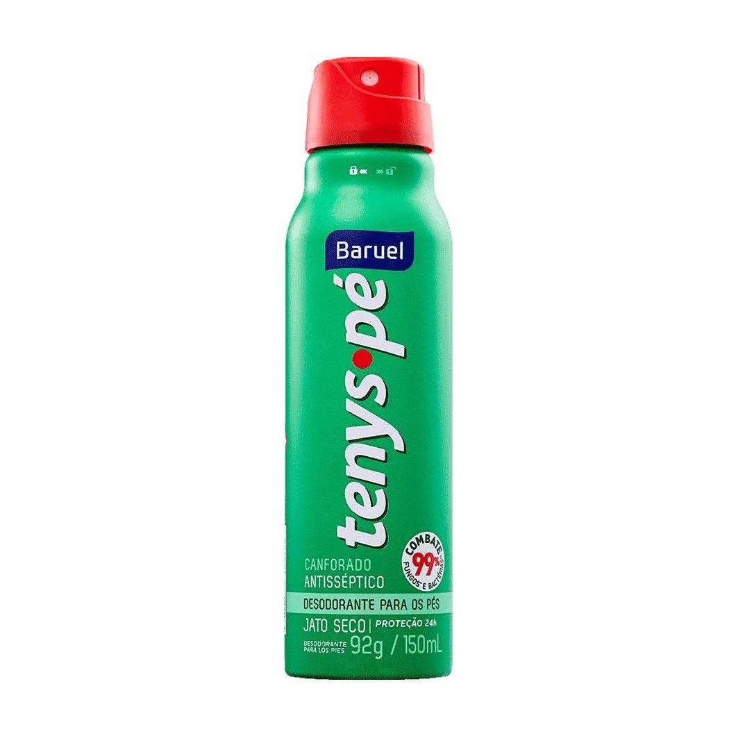 Desodorante para os Pés Tenys Pé Baruel - Jato Seco Canforado, 86G