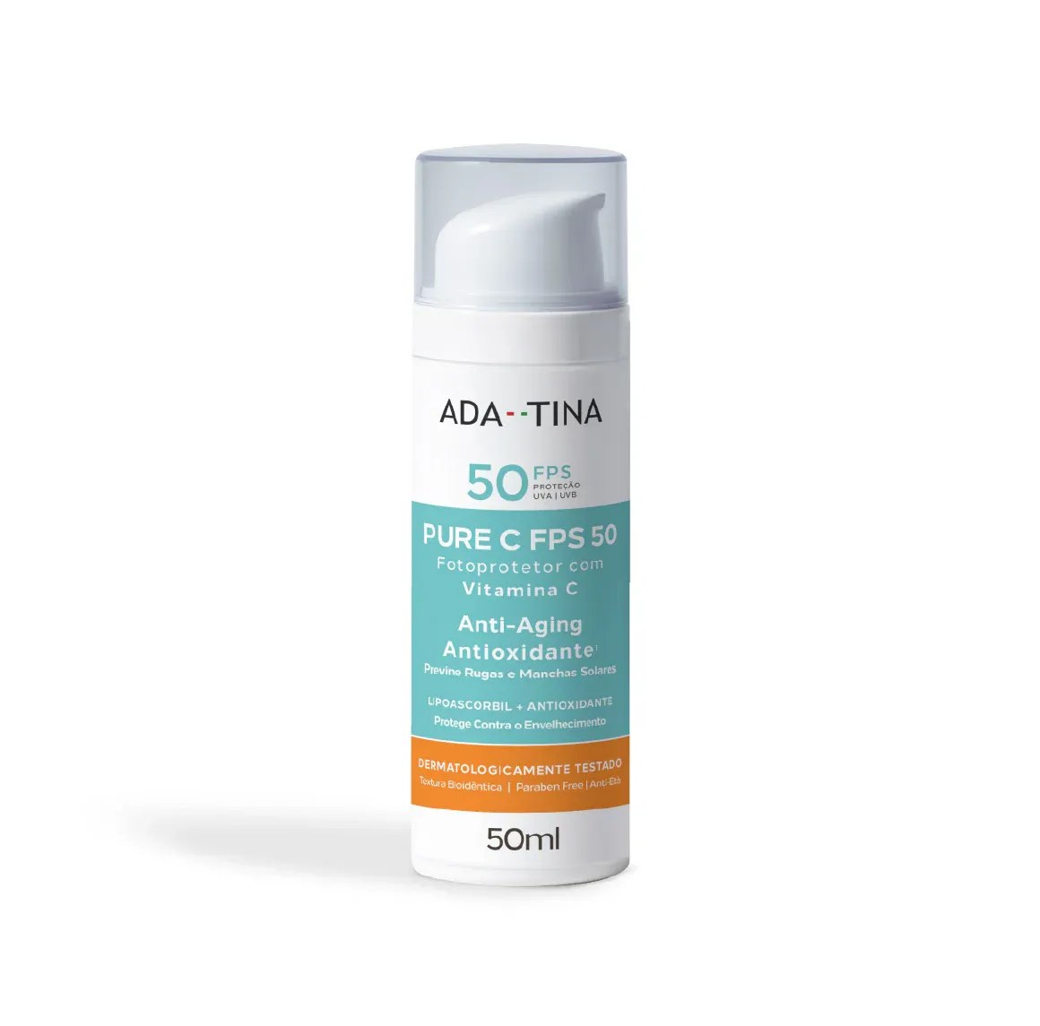 Ada Tina Pure C Fps 50 - Protetor Solar 50ml