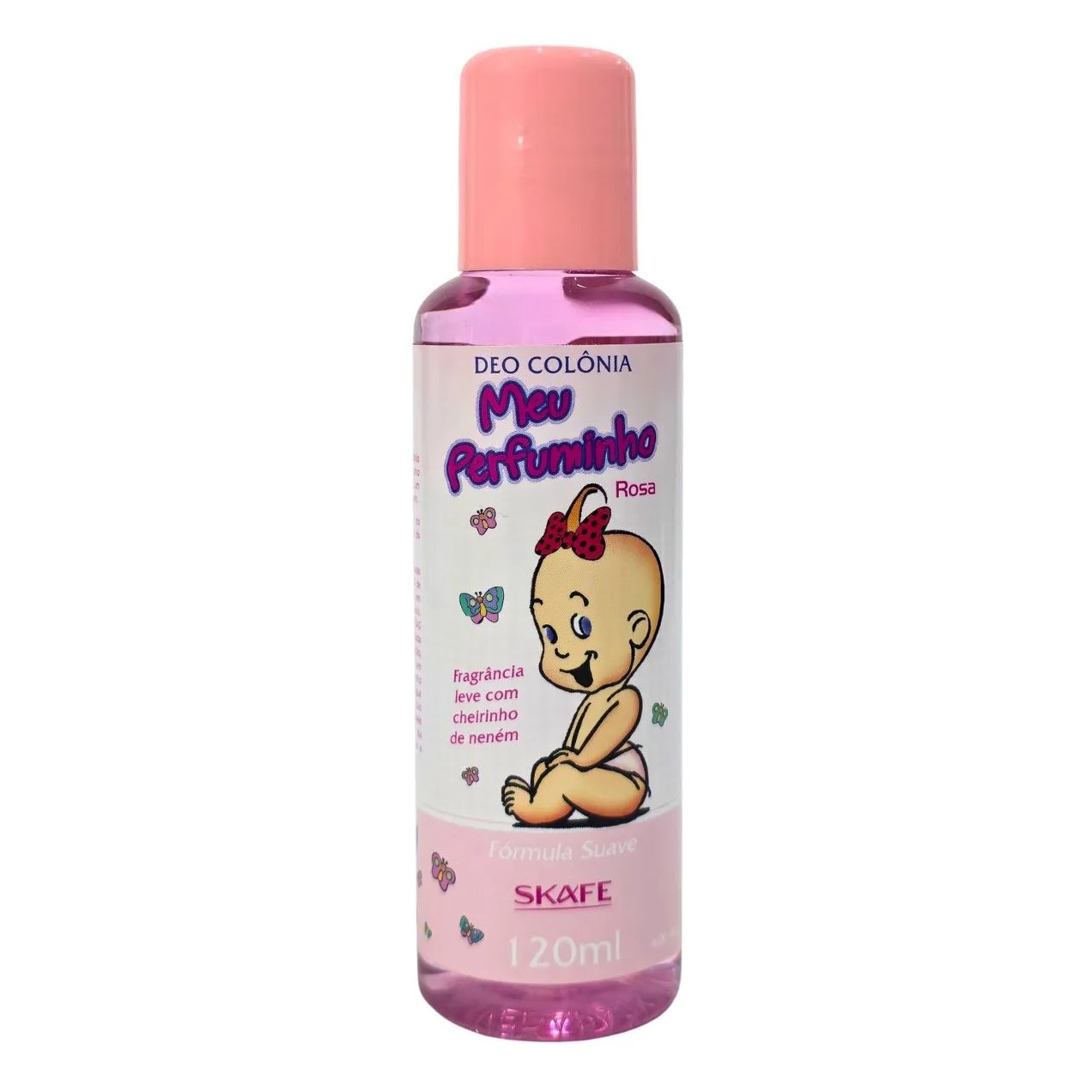 Deo Colônia Meu Perfuminho Cheirinho de Neném Rosa Skafe 120Ml