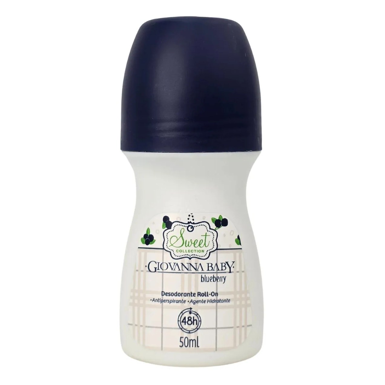 Desodorante Roll-On Blueberry 48H Vegano Giovanna Baby 50Ml