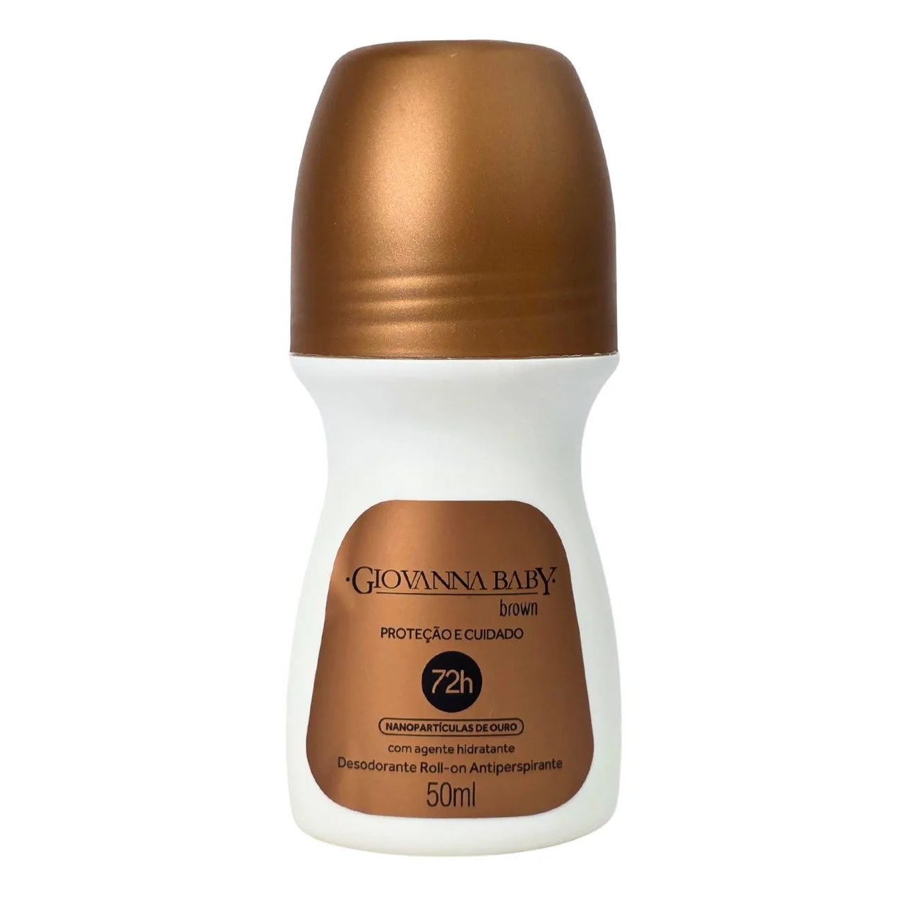 Desodorante Roll-On Nanopartículas de Ouro Brown 72H Giovanna Baby 50Ml