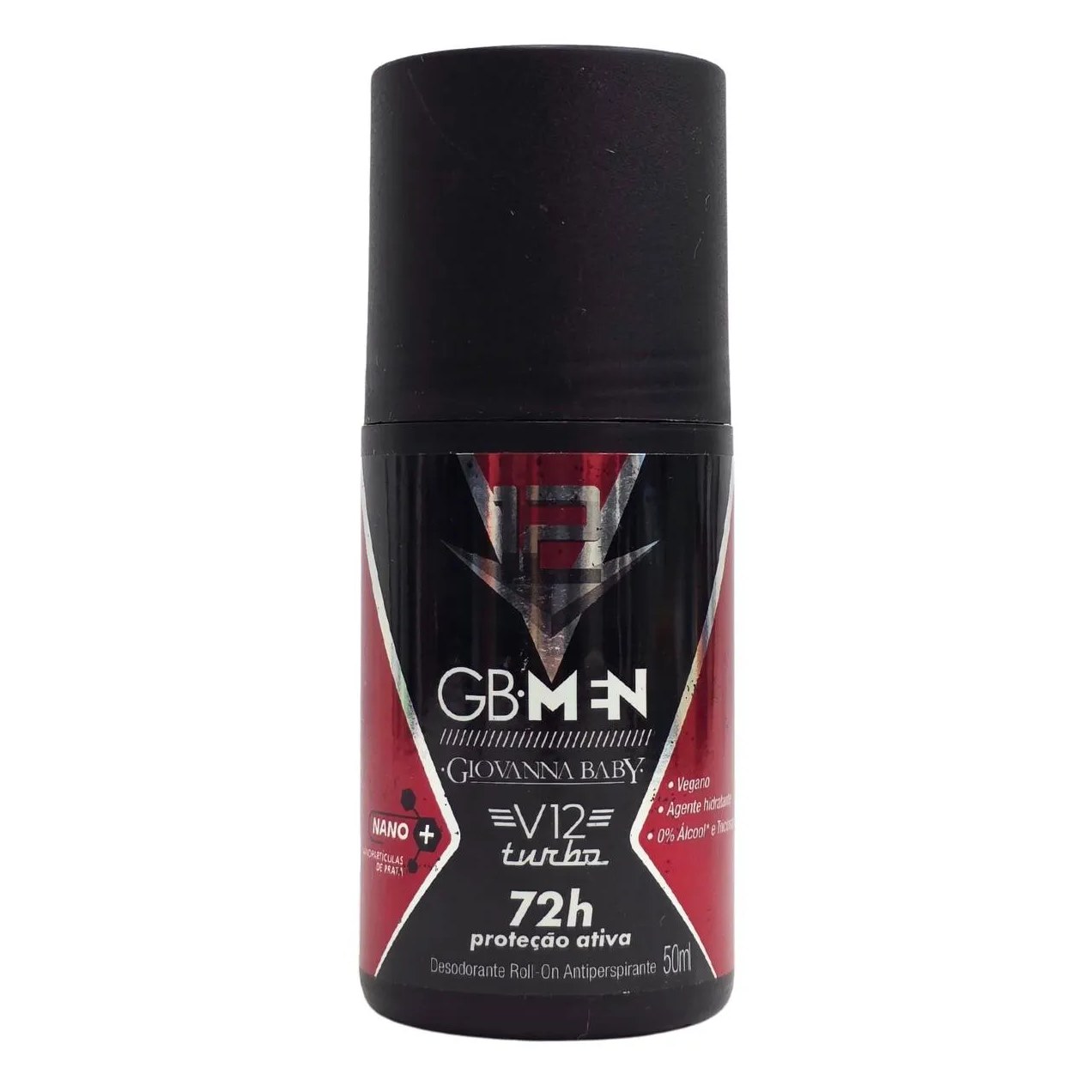 Desodorante Roll-On V12 Turbo Gb Men 72H Vegano Giovanna Baby 50Ml