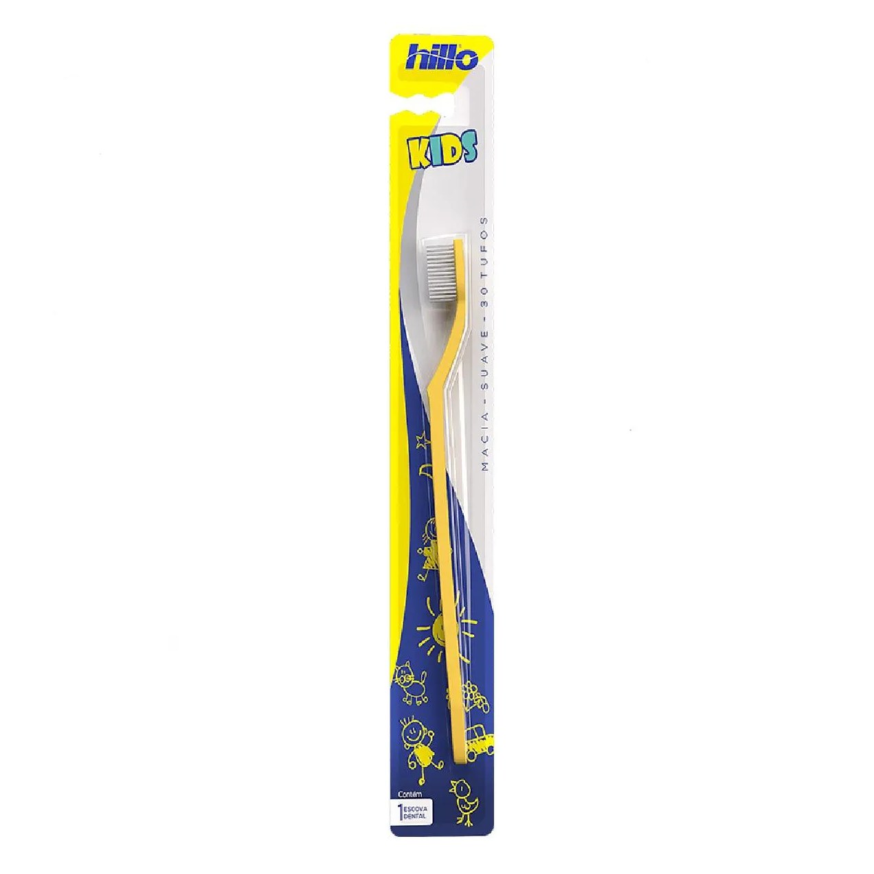 Escova Dental Kids Macia - Suave 30 Tufos Hillo