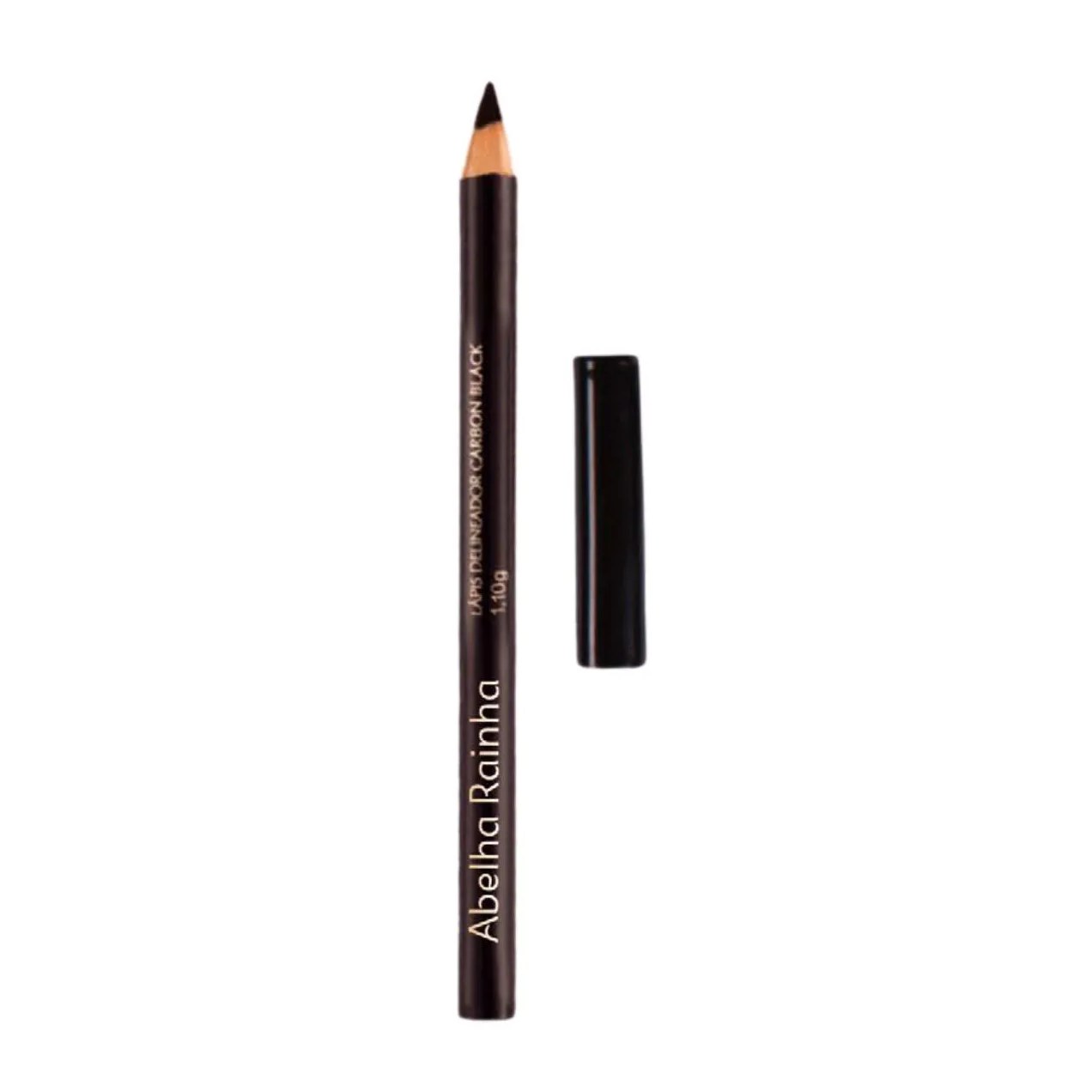 Lápis para Olhos Delineador Carbon Black Abelha Rainha 1,1G