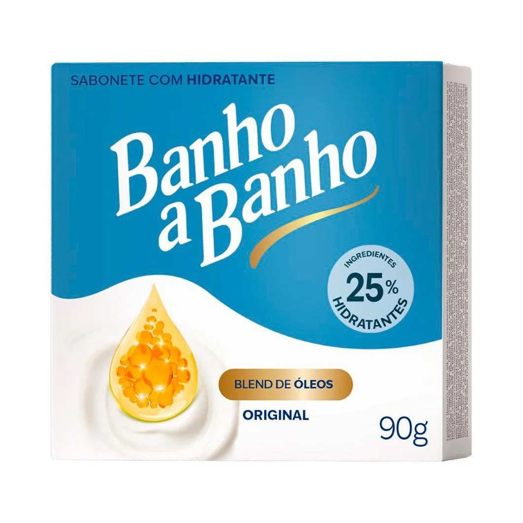 Sabonete Ypê Banho a Banho Hidratante Original 90G