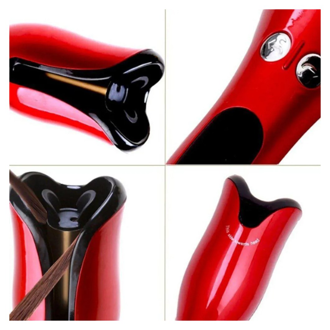 Modelador de Cachos Spin N Curl Ceramic 25W Bivolt Vermelho