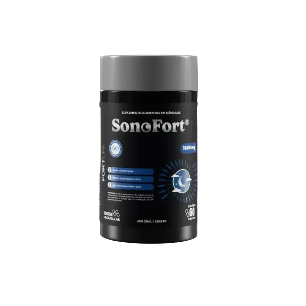 Sonofort 1600Mg Fortlife - 60 Cápsulas