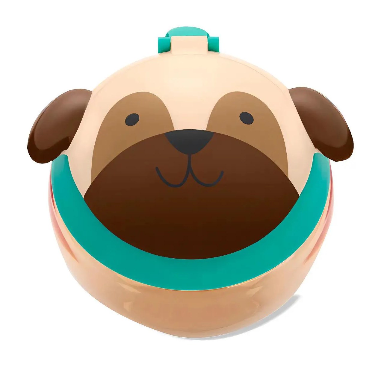 Porta Snack Zoo Cachorro Pug Skip Hop Cor Marrom