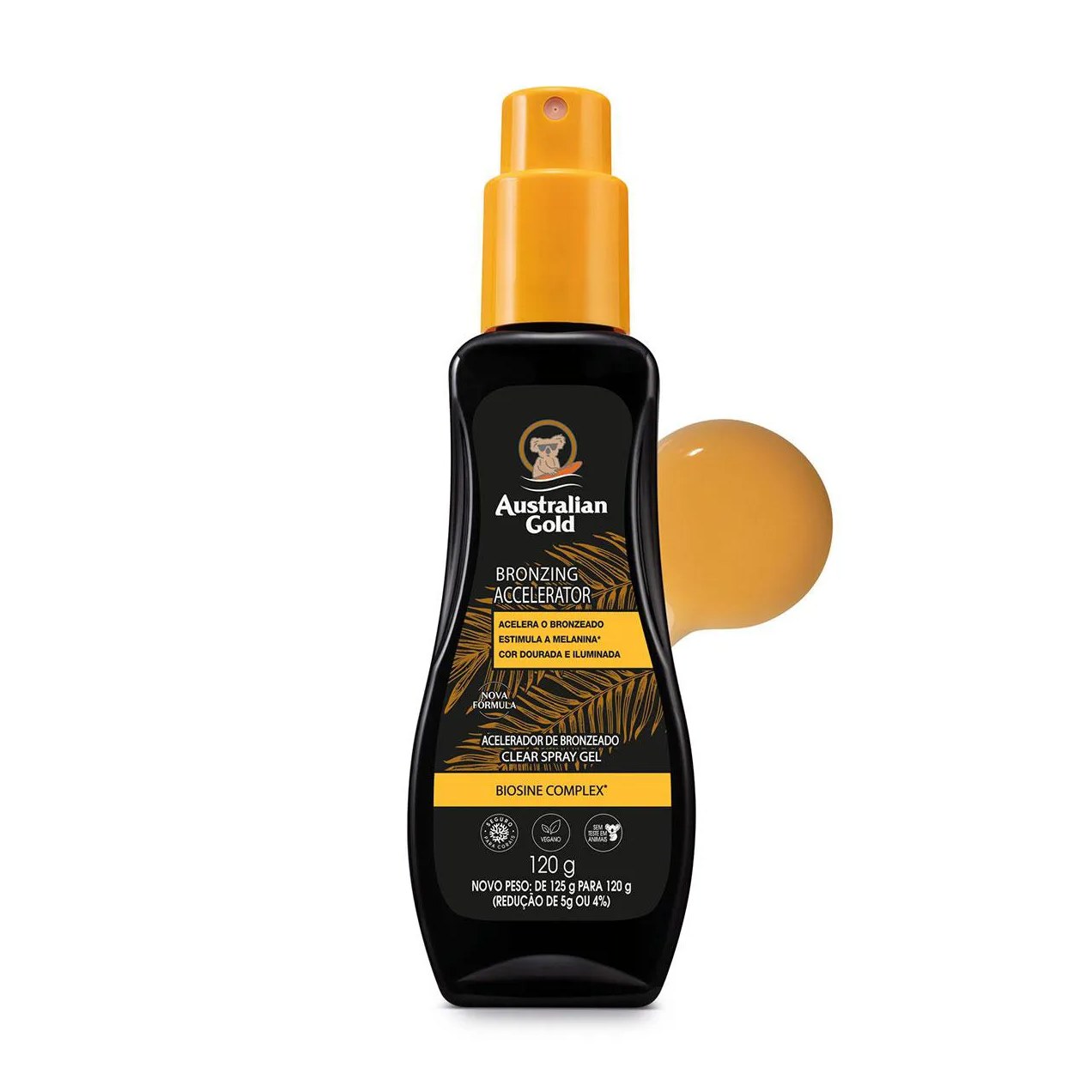 Acelerador de Bronzeado Australian Gold Clear Spray Gel 120g