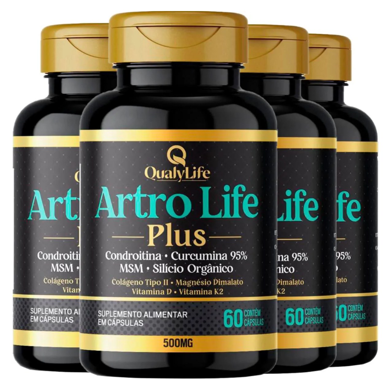 Colágeno Tipo 2 Artro Life Plus 4 X 60 cápsulas Qualylife