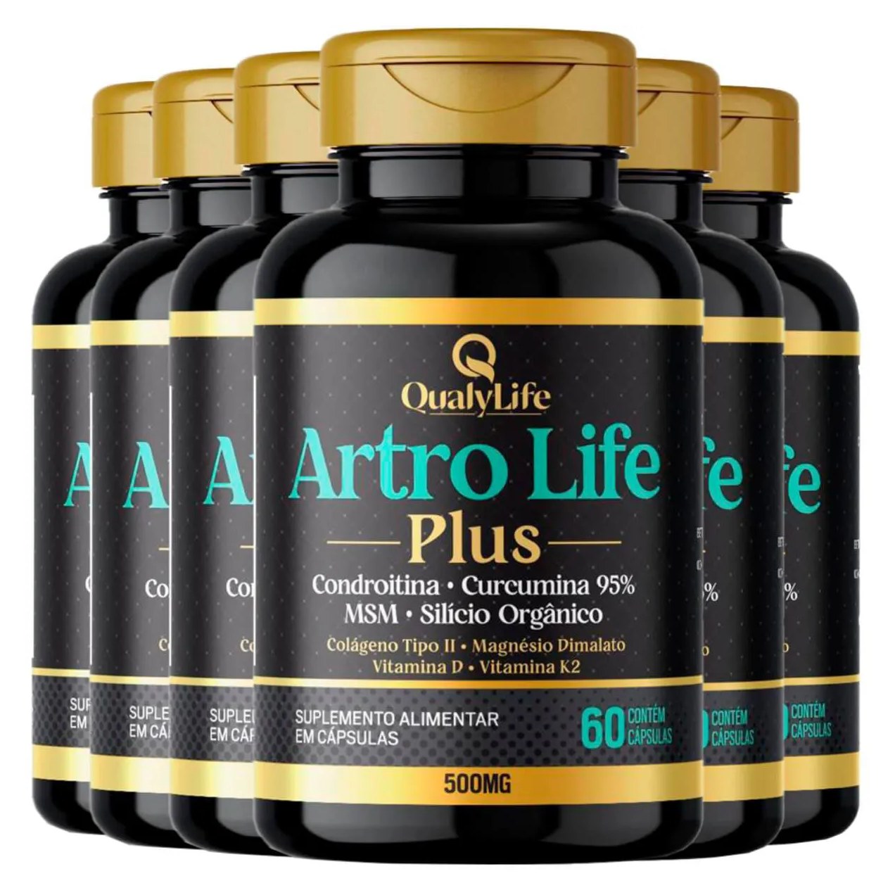 Colágeno Tipo 2 Artro Life Plus 6 X 60 cápsulas Qualylife
